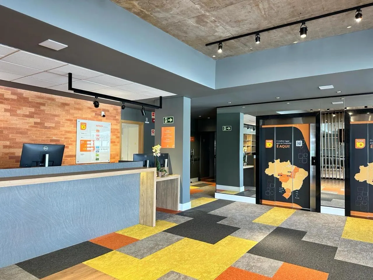 Lobby or reception in Hotel 10 Sorriso