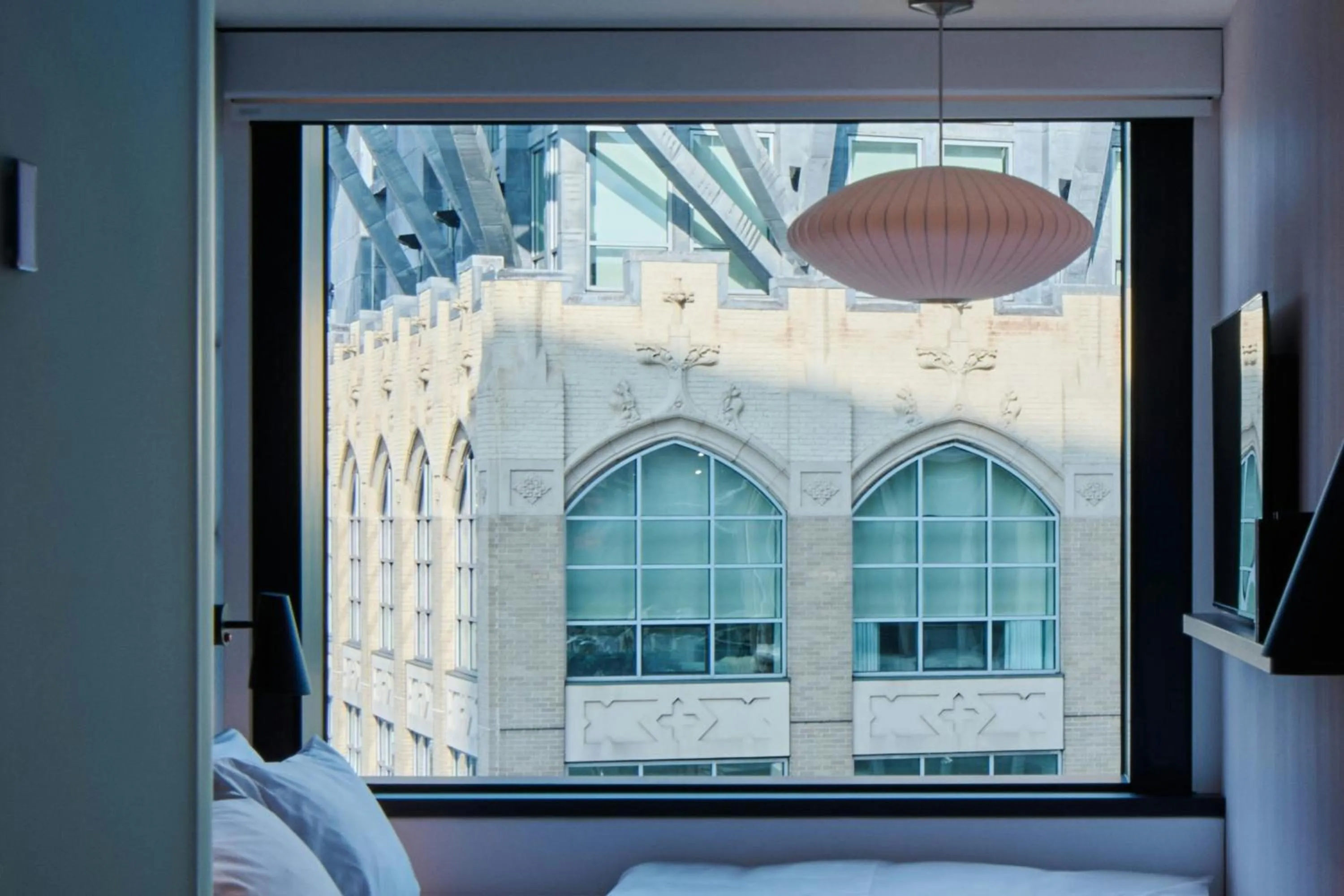 Bedroom in citizenM Boston Back Bay