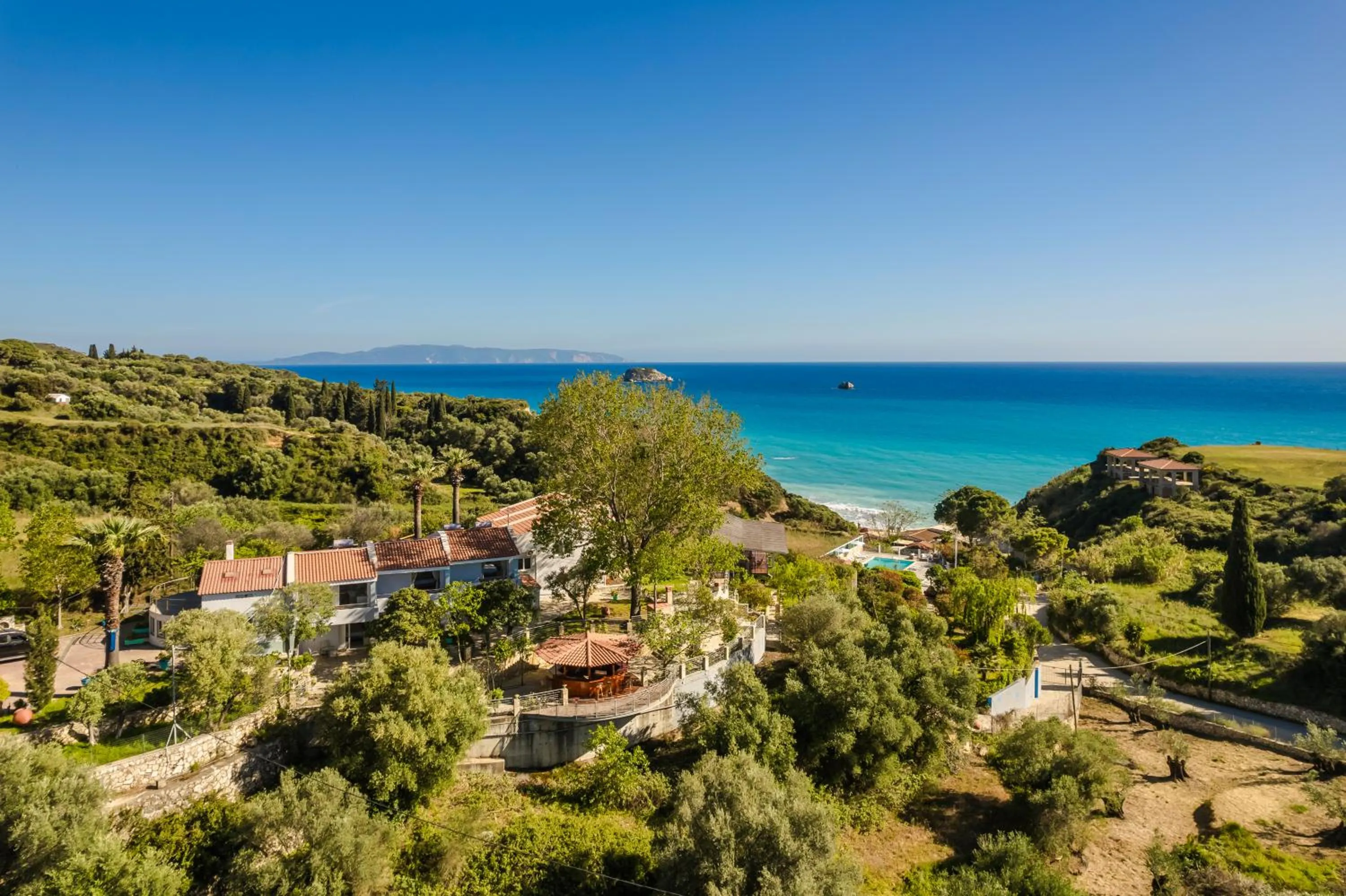 Bird's eye view in Costa Avithos