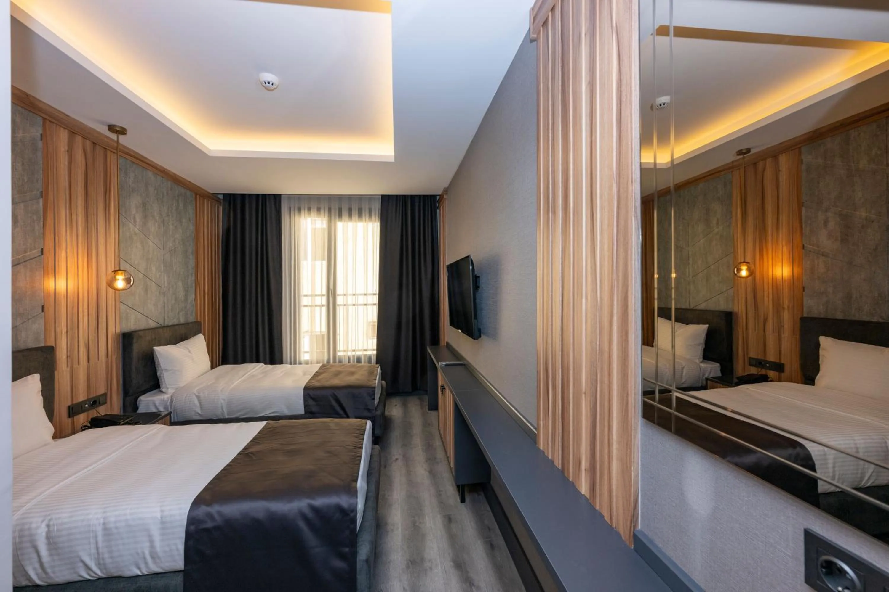 Bed in The Nirvanas Hotel