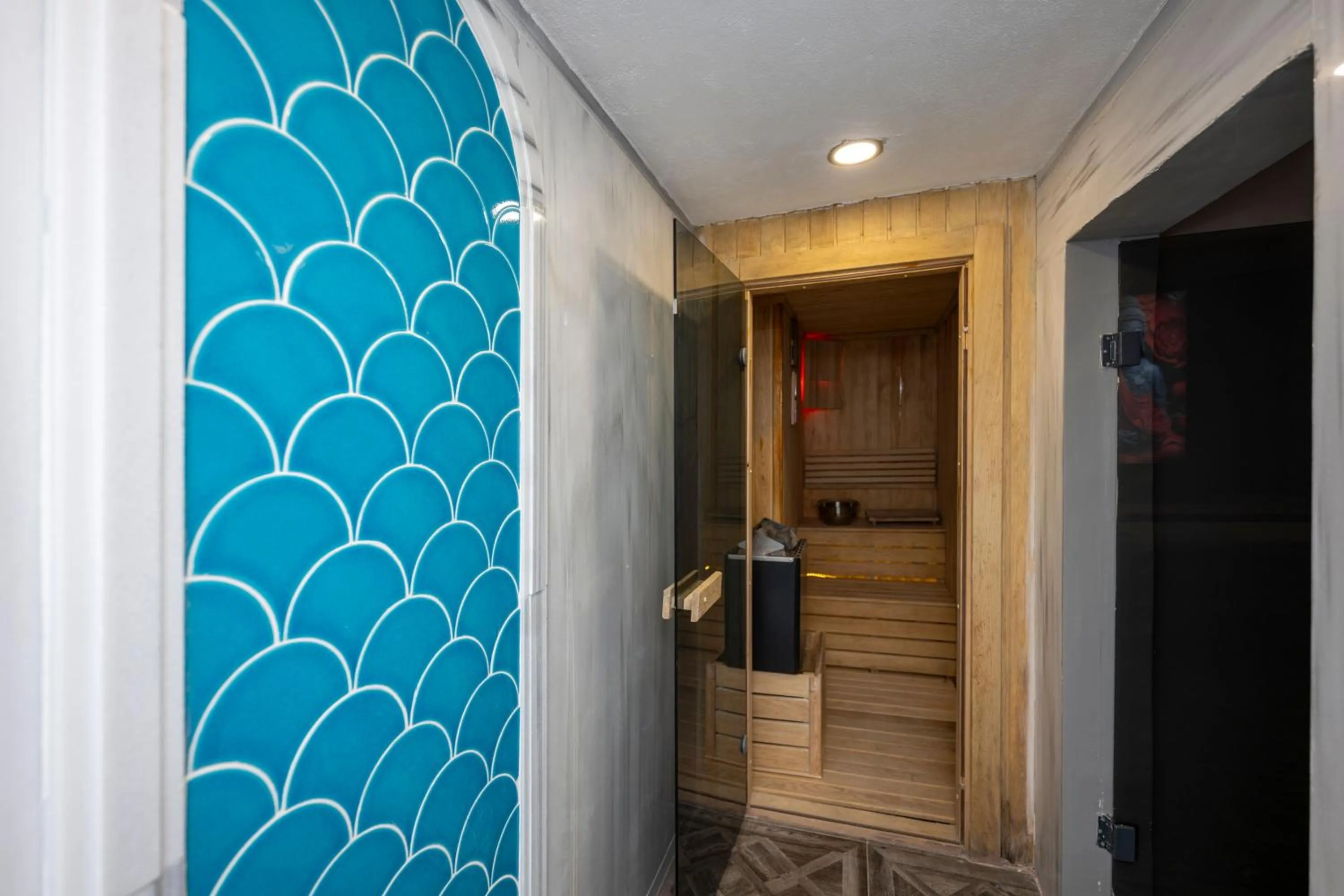 Sauna in The Nirvanas Hotel