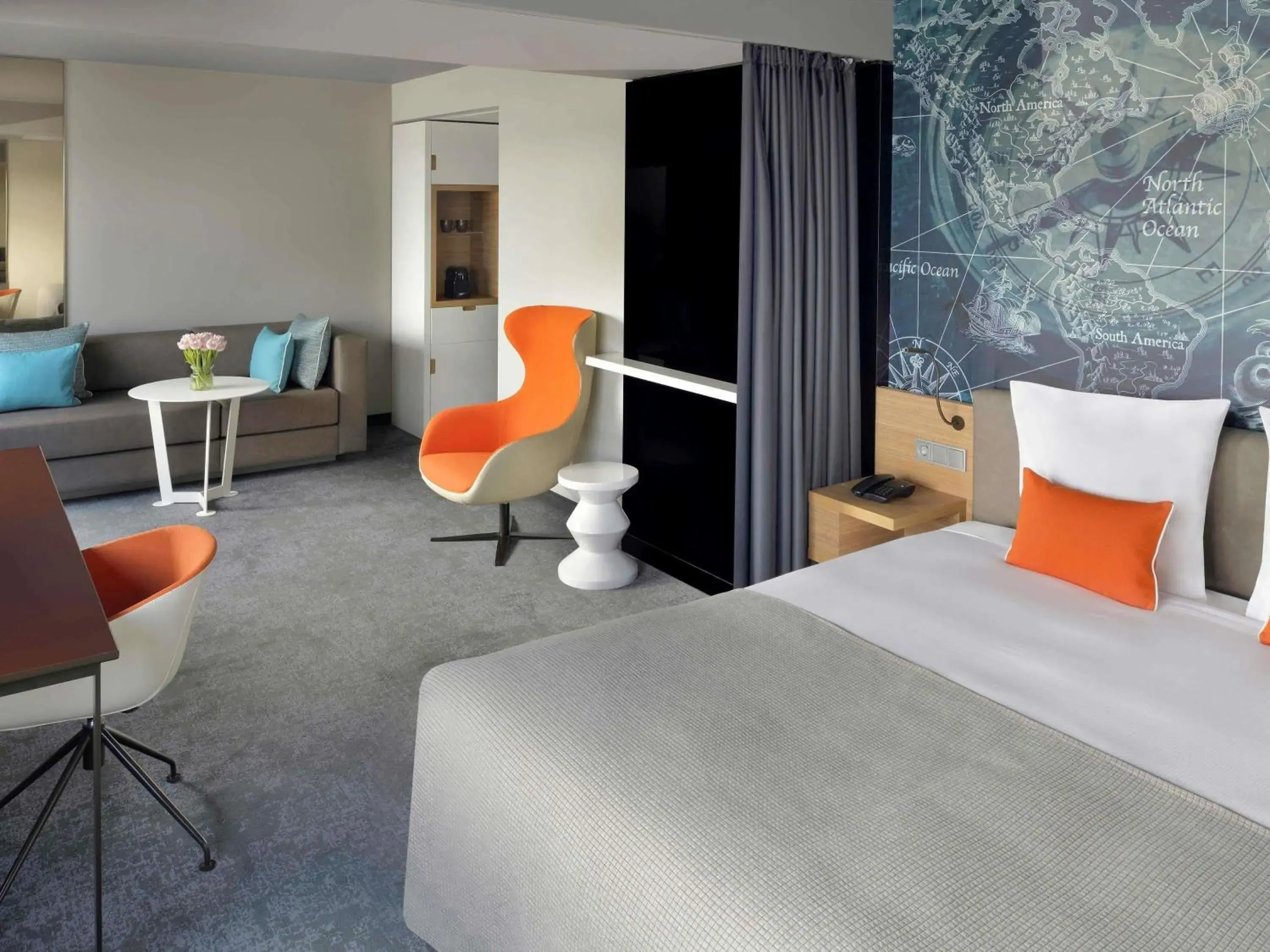 Junior Suite - single occupancy in Mövenpick Hotel Amsterdam City Centre Junior Suite - single occupancy in Mövenpick Hotel Amsterdam City Centre