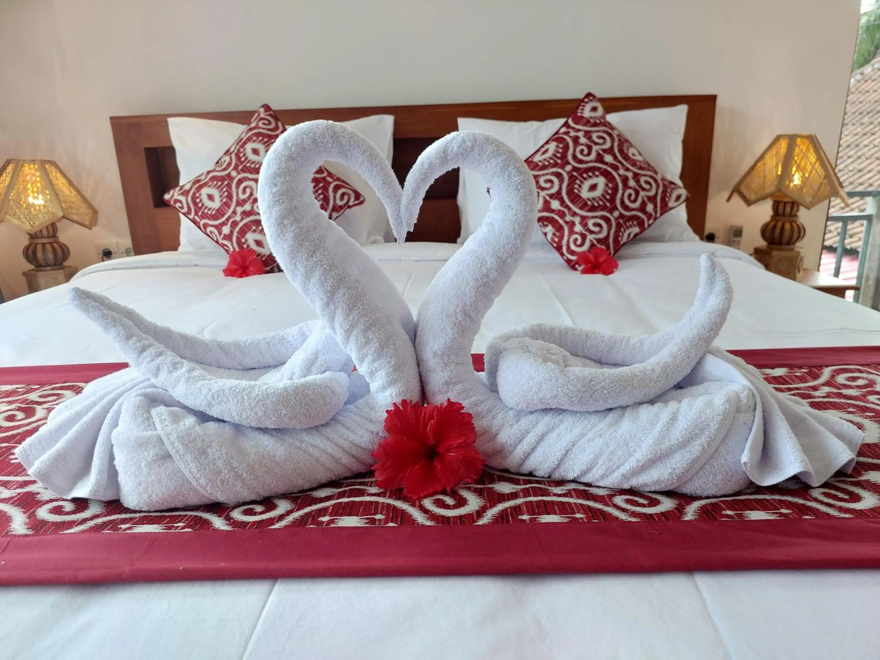 Bed in Prema Shiva Suites and Villas by EPS