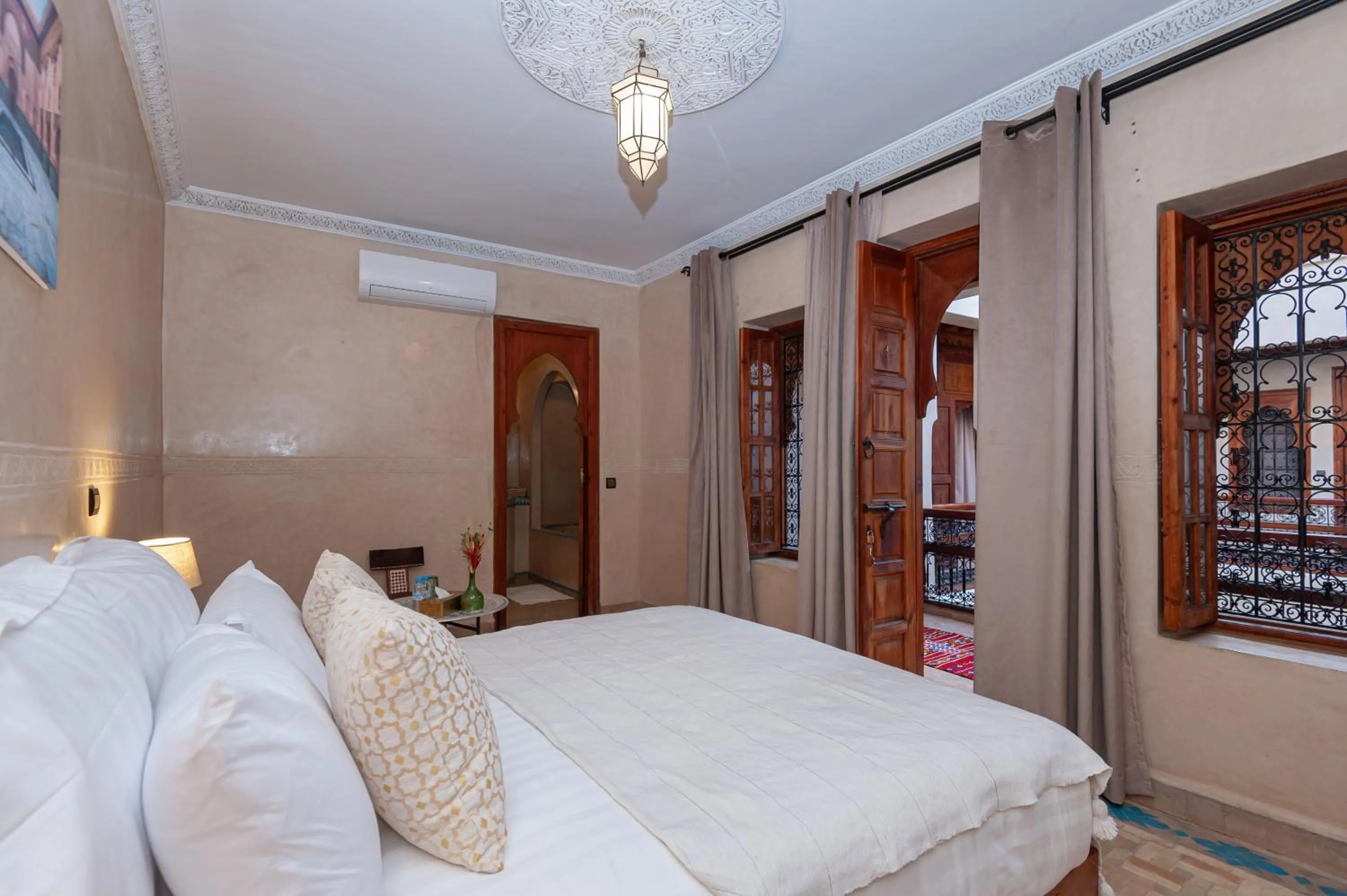 Bedroom, Bed in Riad Amalia