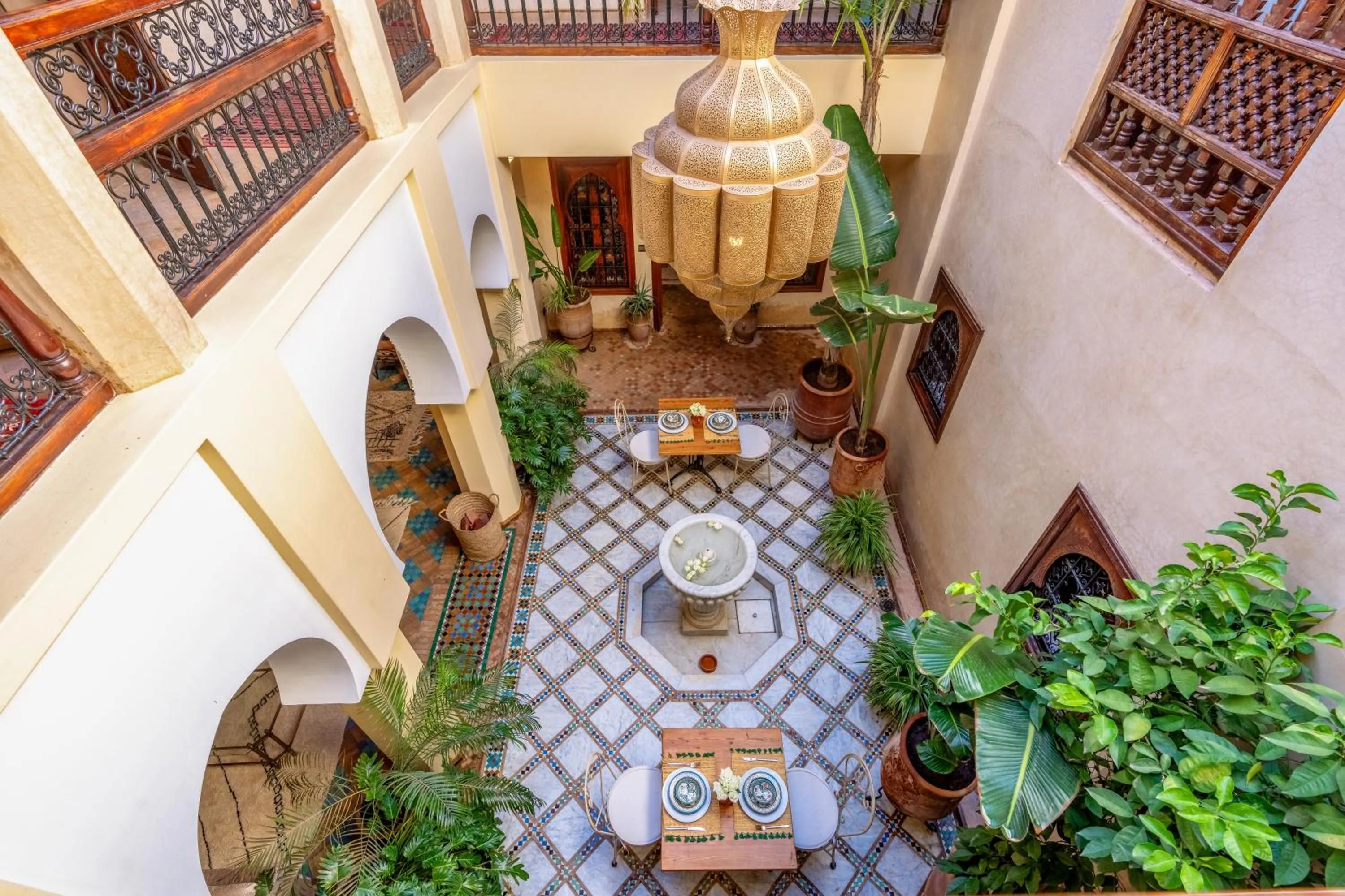 Patio in Riad Amalia