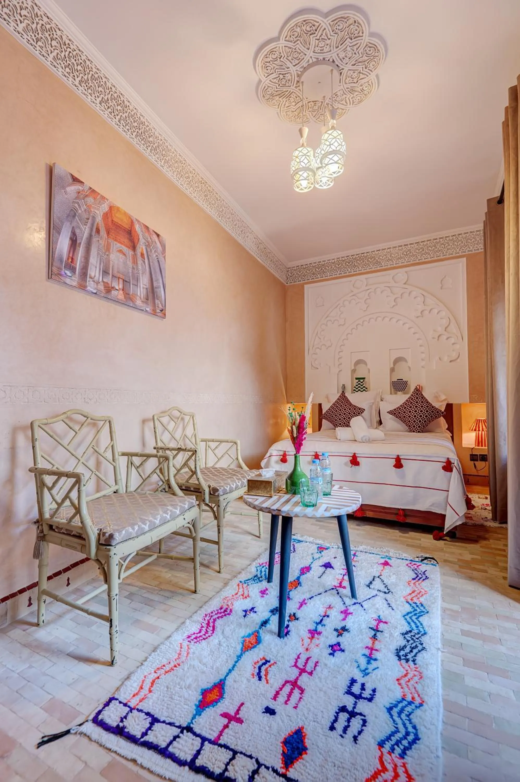Photo of the whole room, Bed in Riad Amalia