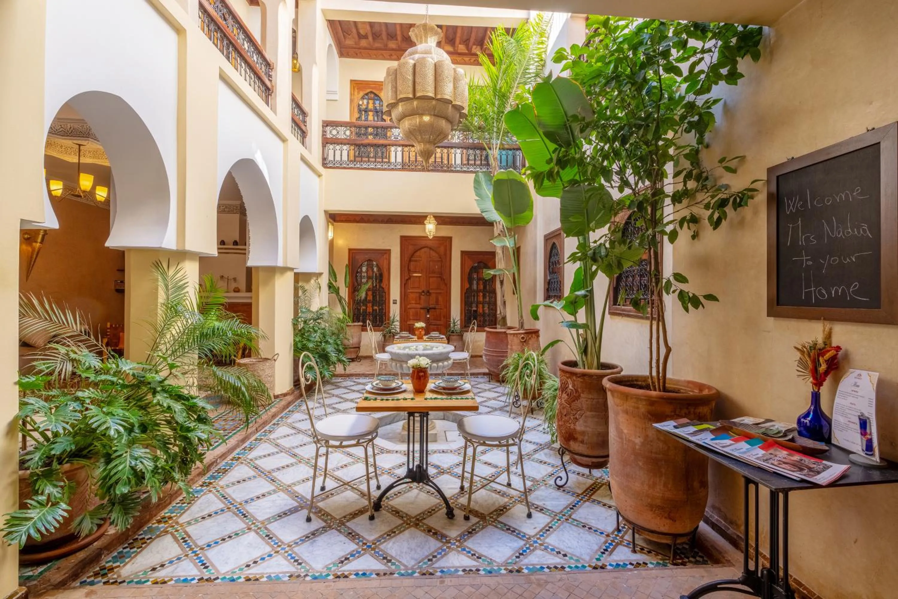 Patio in Riad Amalia