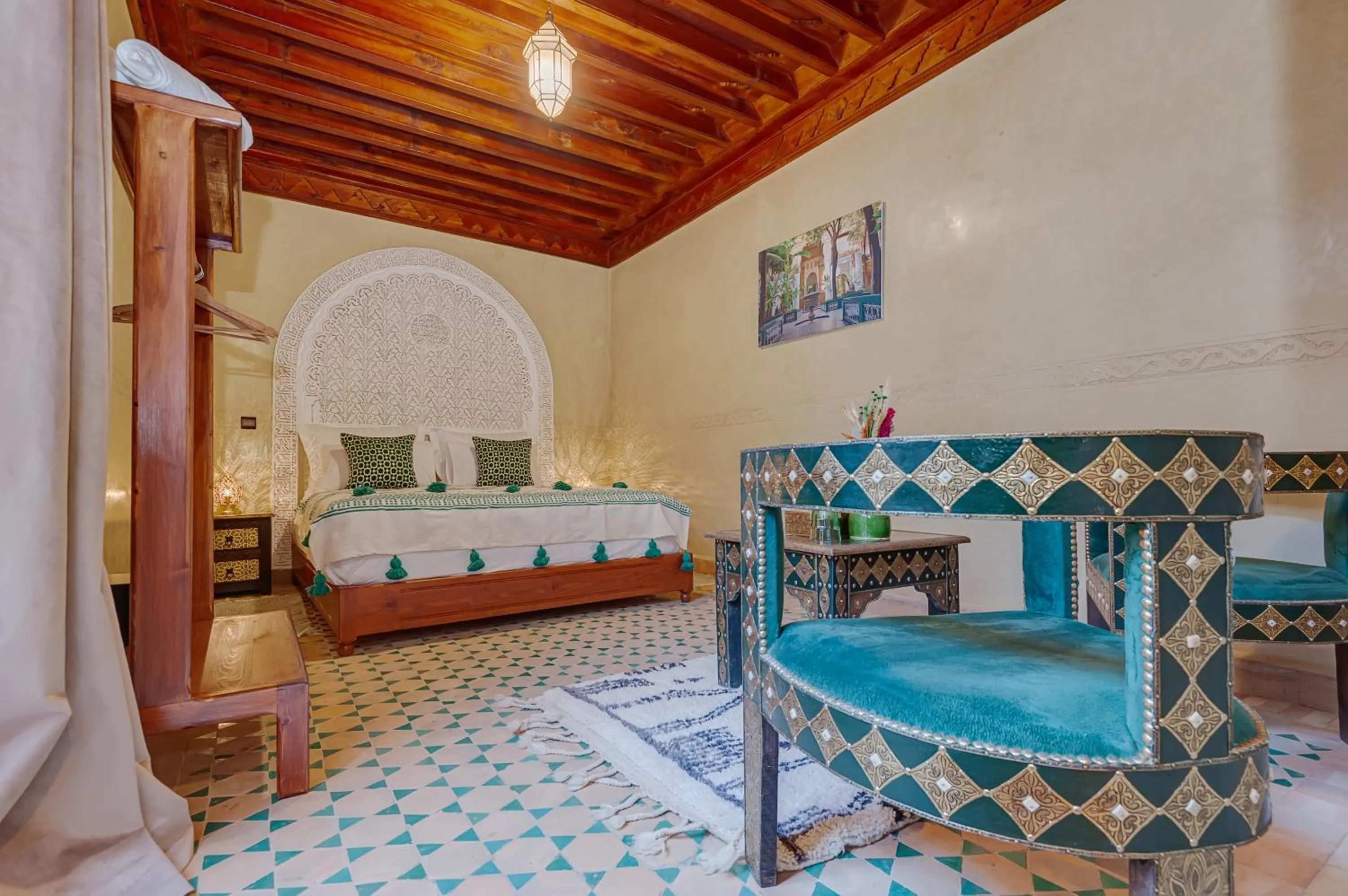 Photo of the whole room, Bed in Riad Amalia
