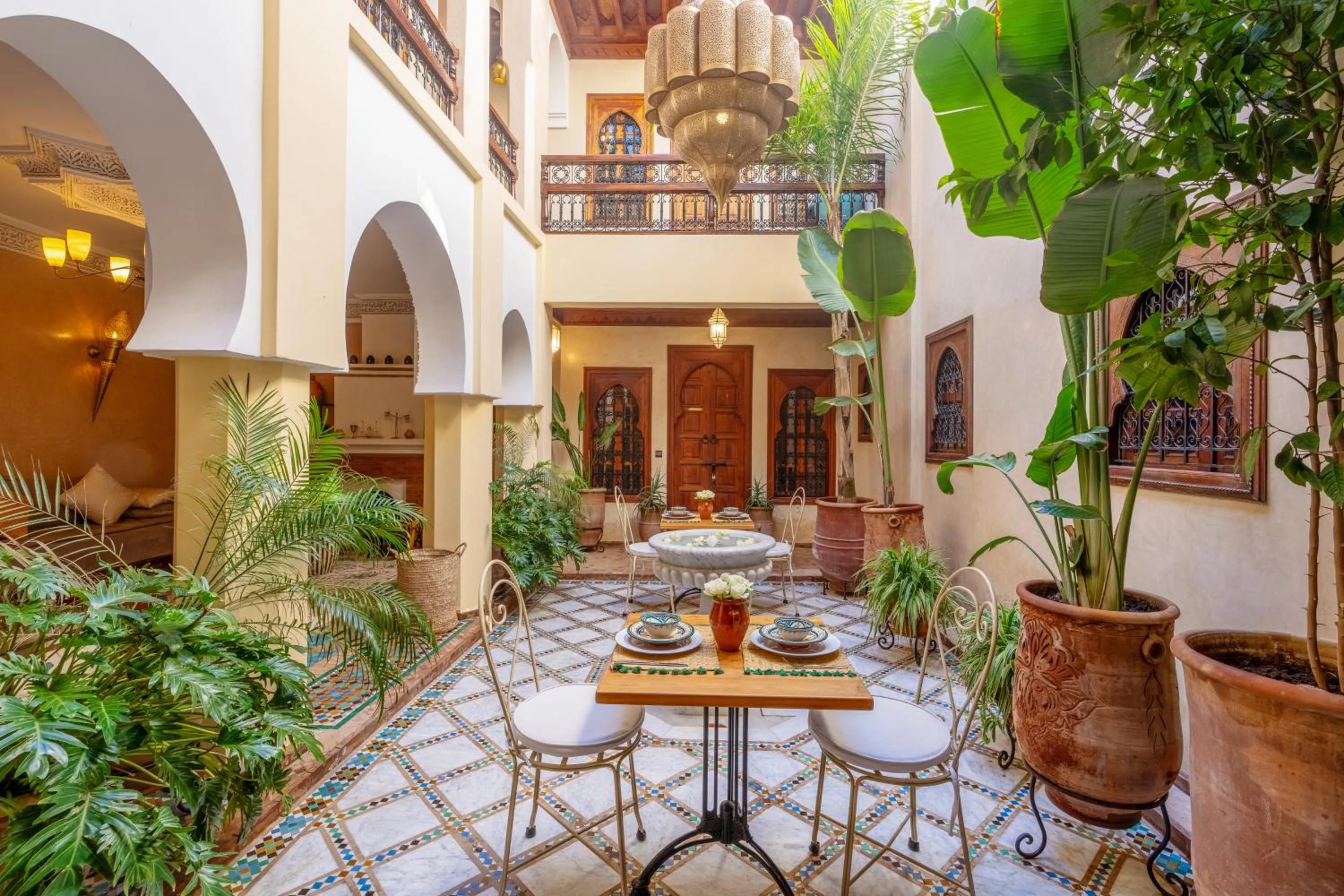 Patio in Riad Amalia