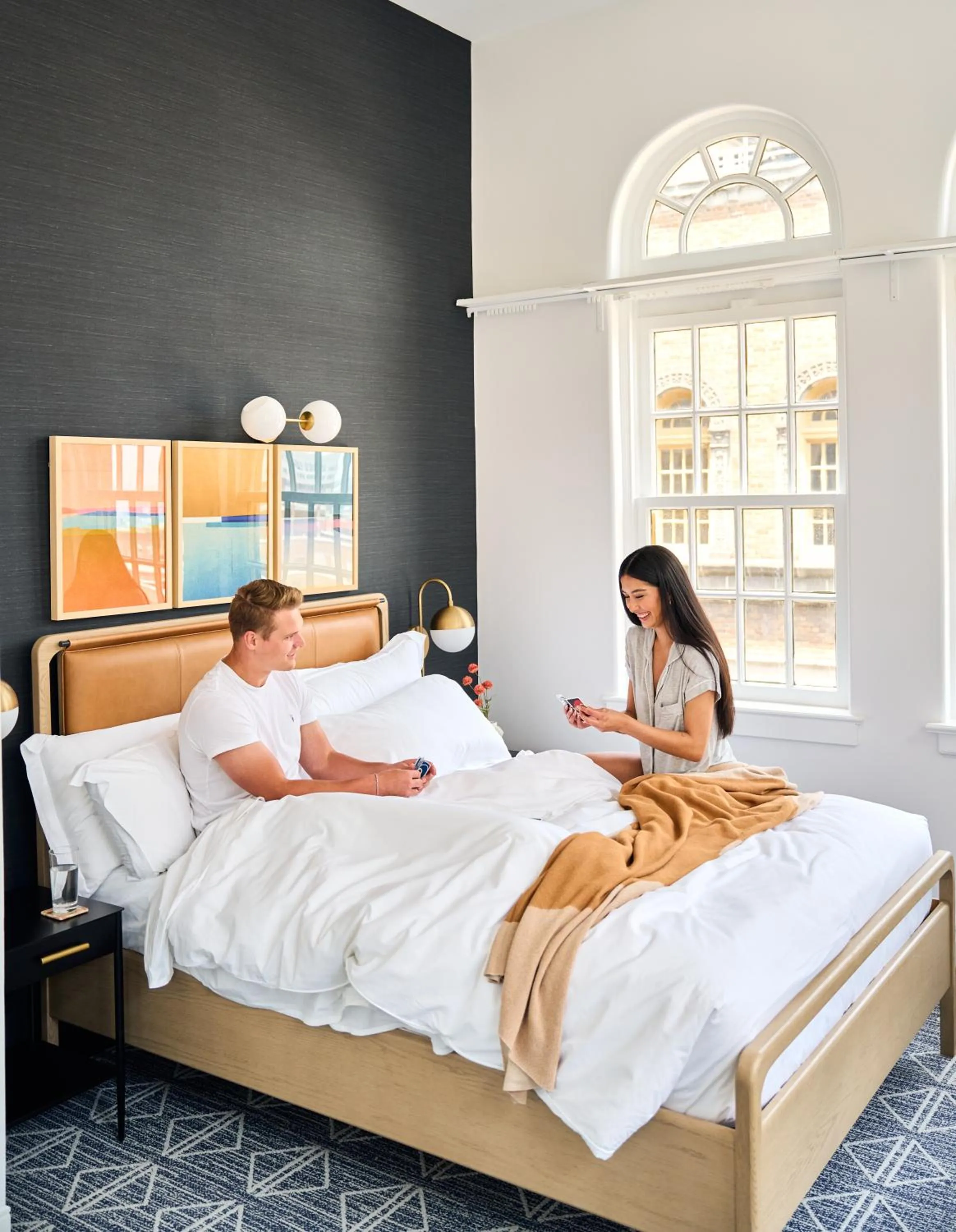 Bed in Rusk House Serviced Apartments