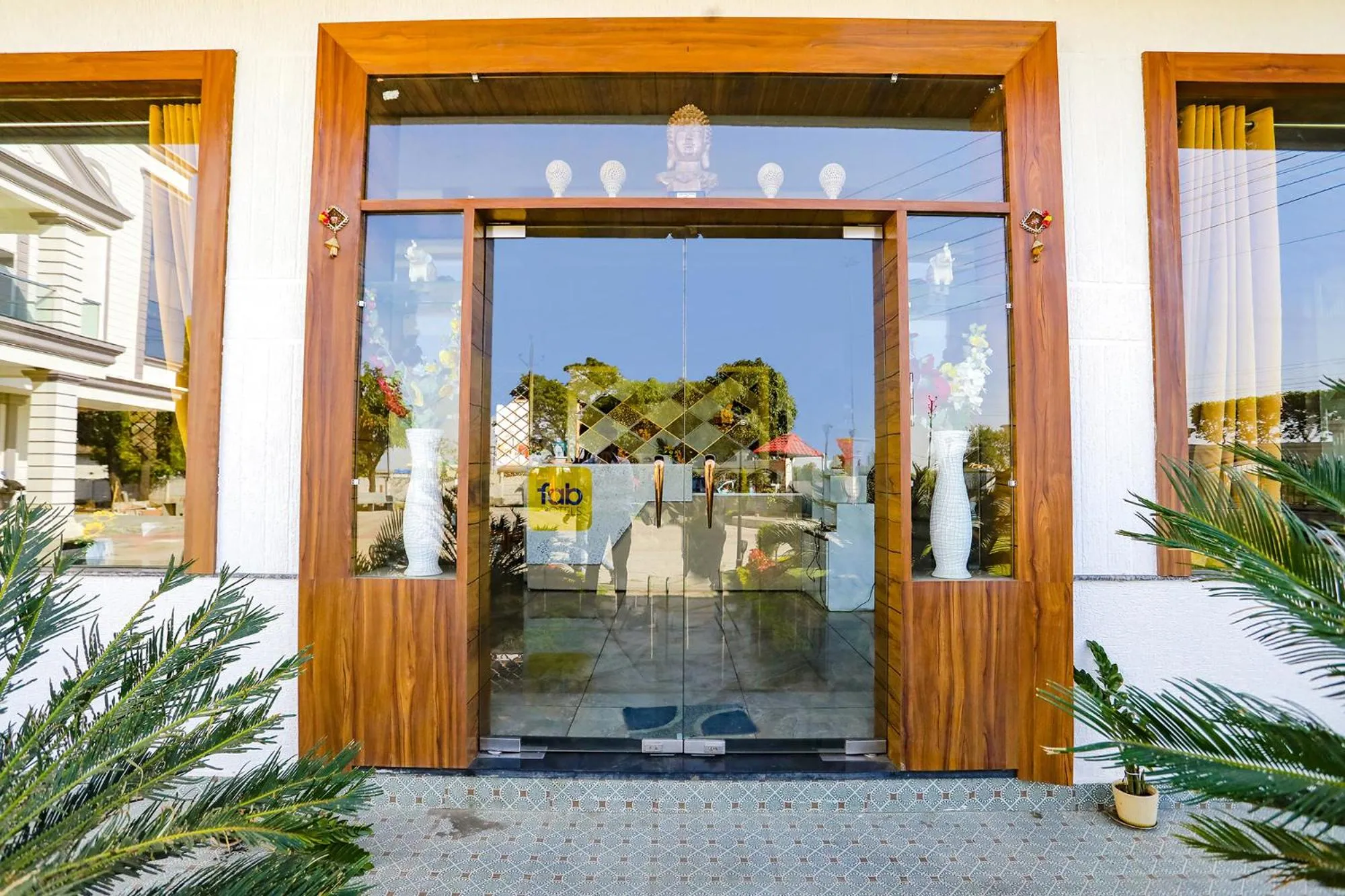 Facade/entrance in FabHotel Prime SM Resort