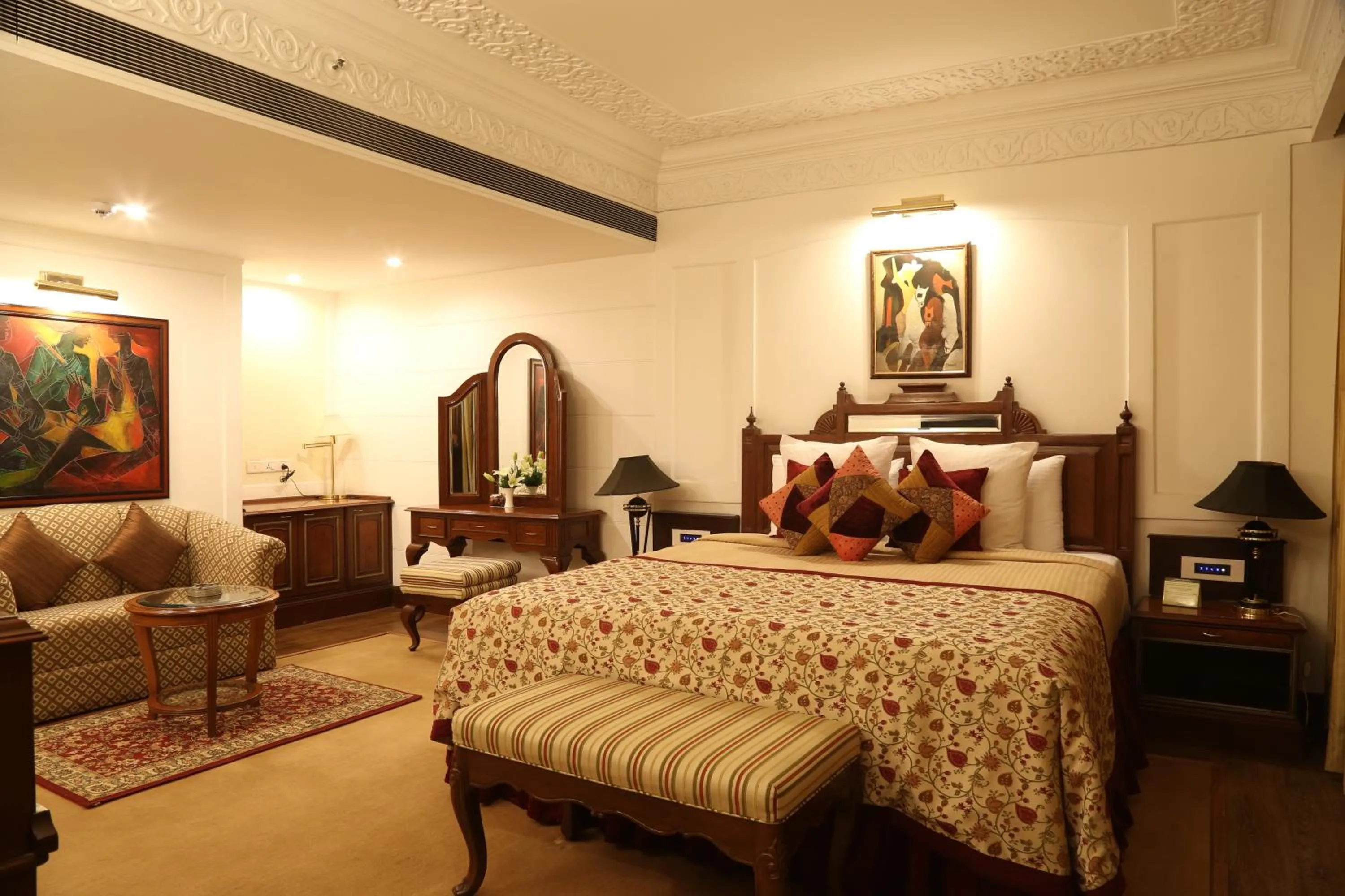 Bedroom, Bed in The Ashok, New Delhi