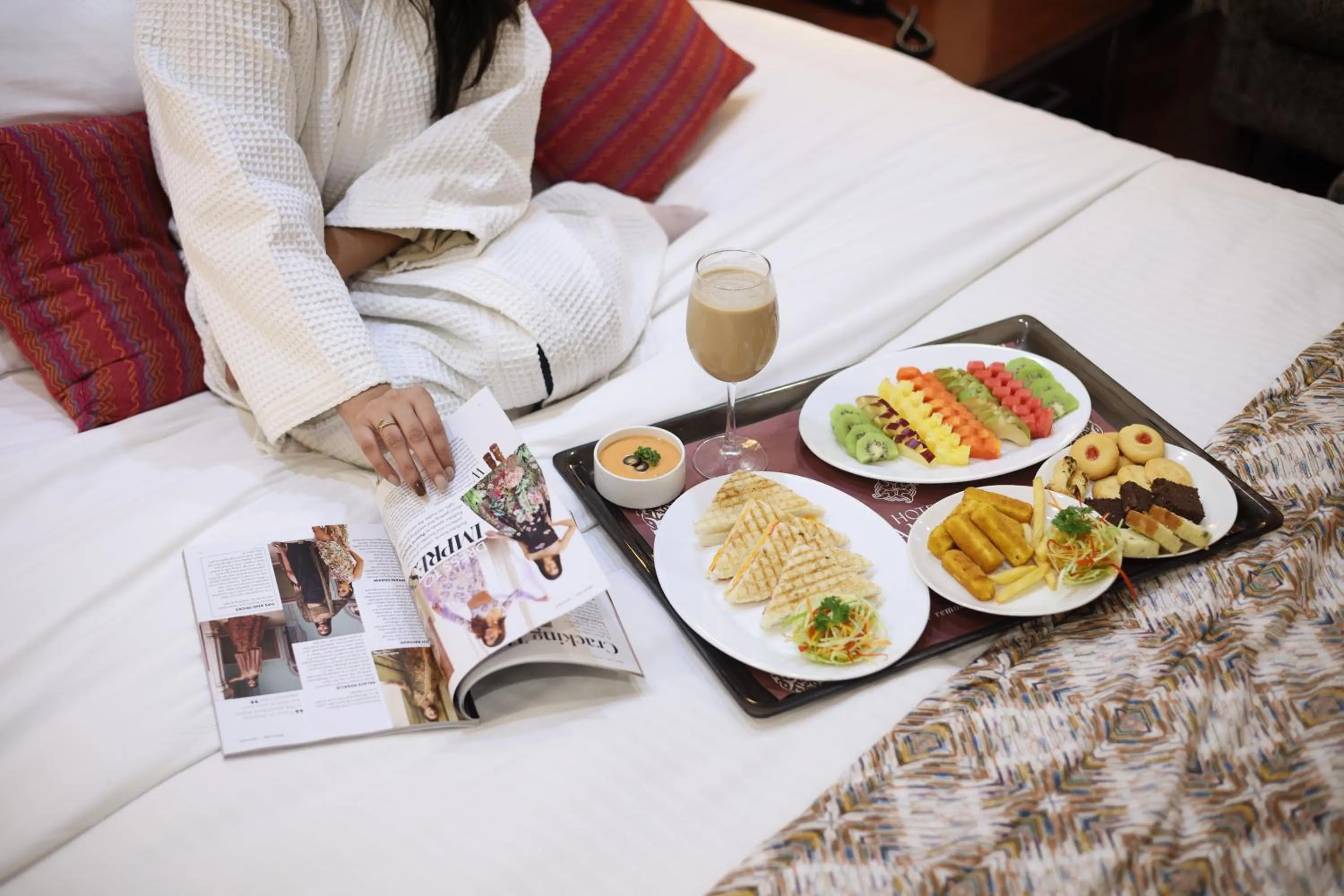 Continental breakfast in Hotel Samrat, New Delhi
