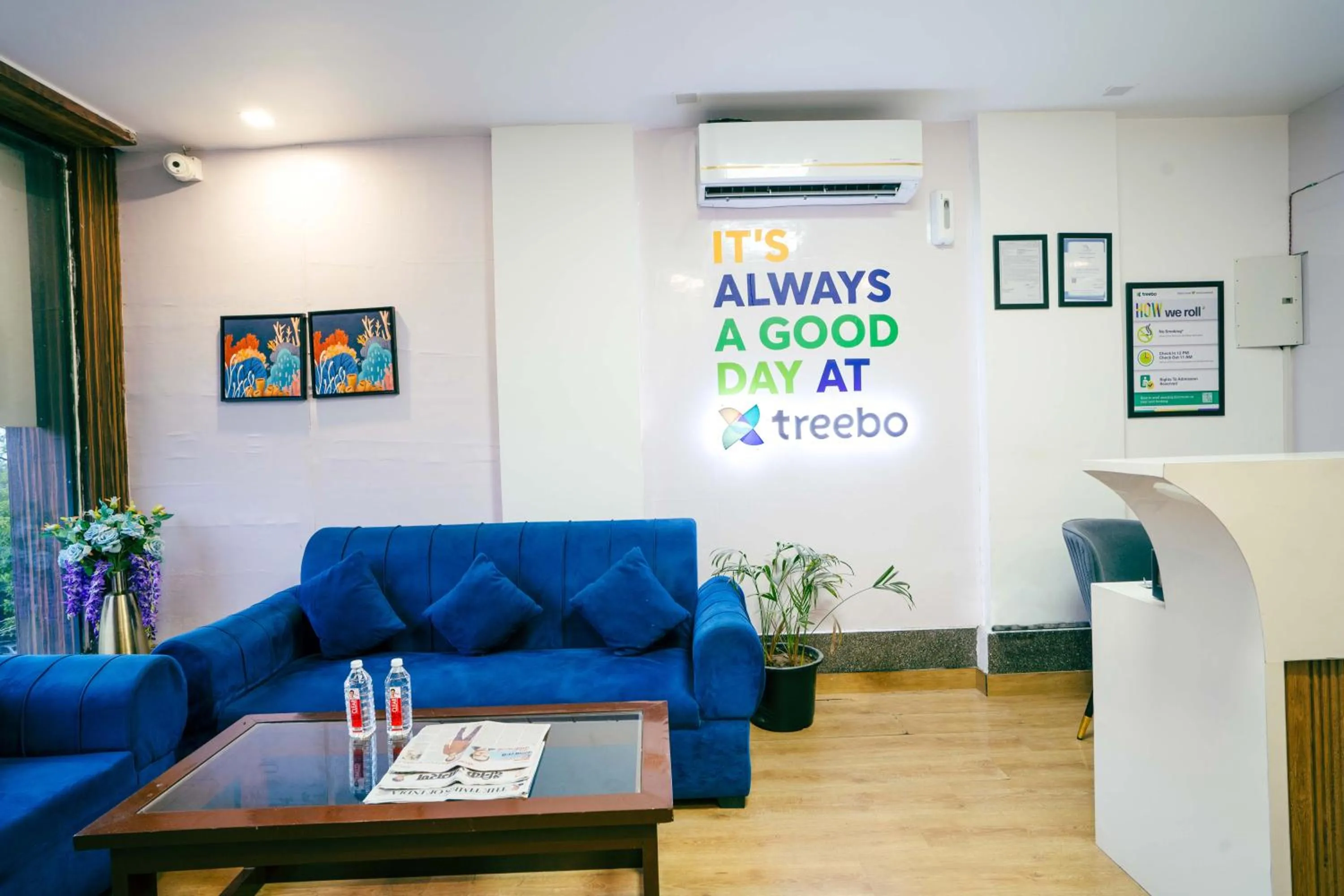 Lobby or reception in Treebo White Sand