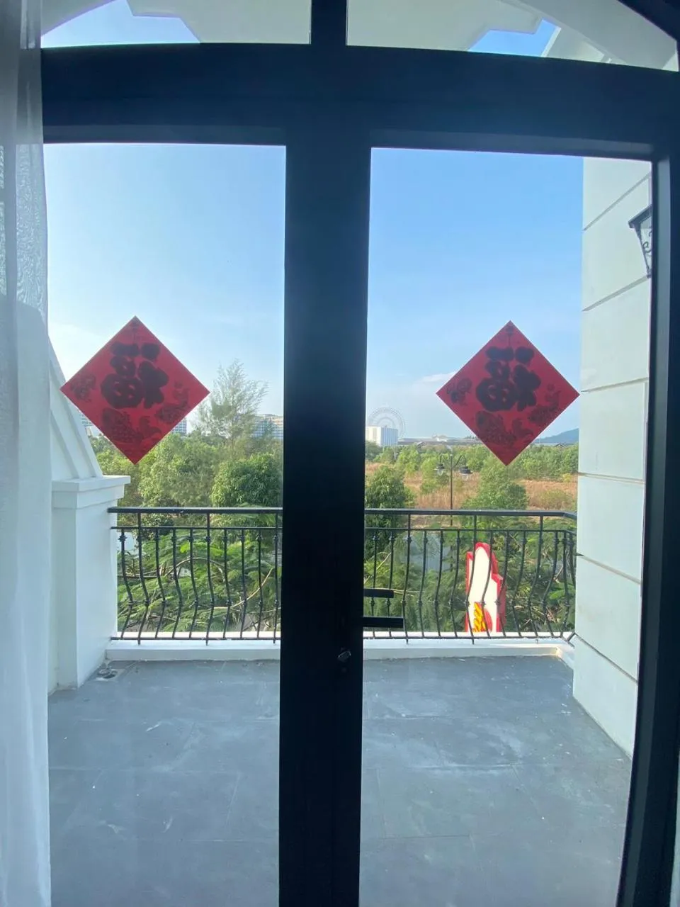 Balcony/Terrace in UY LONG Homestay & Coffee