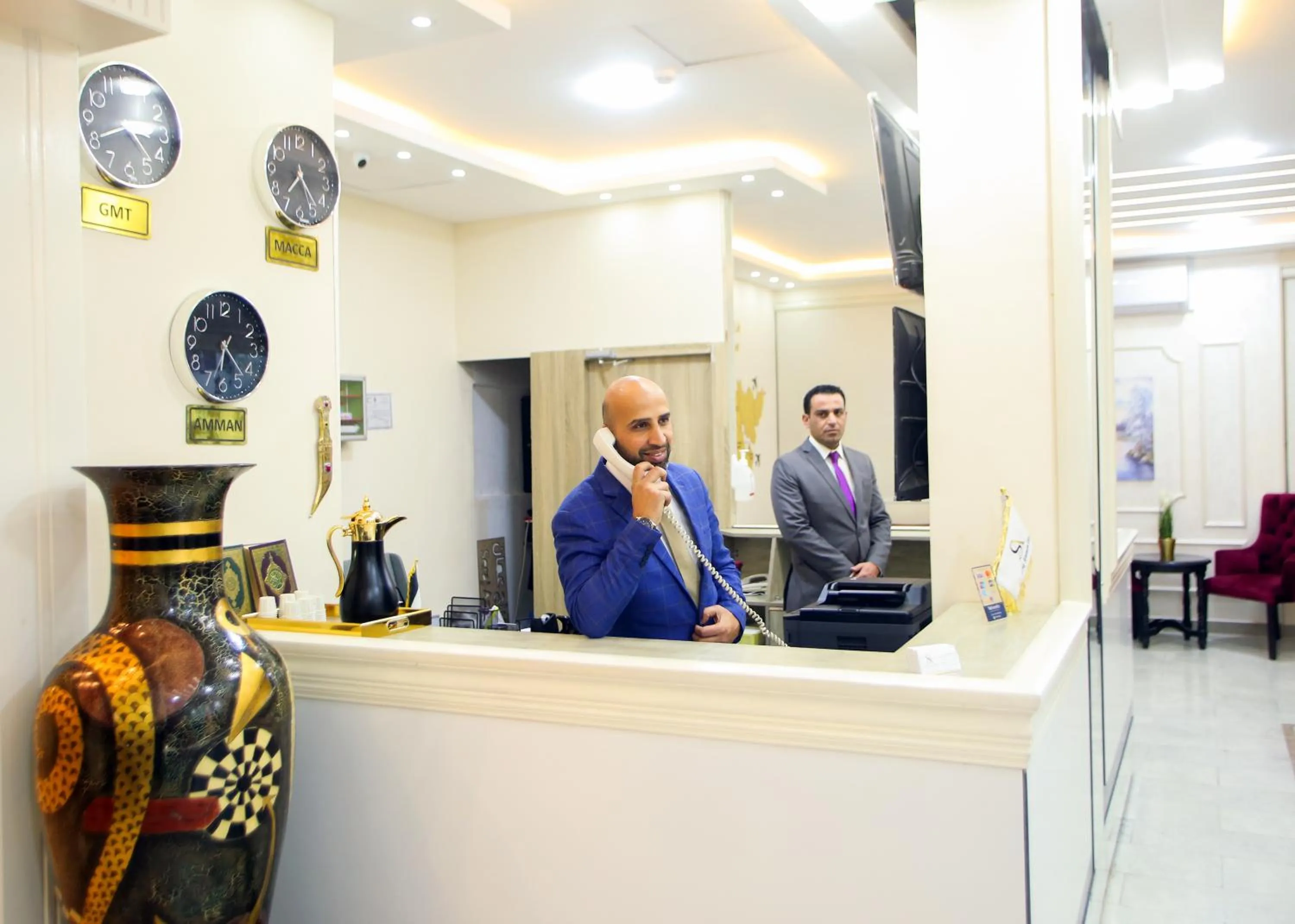 Staff in Seraj Amman Hotel