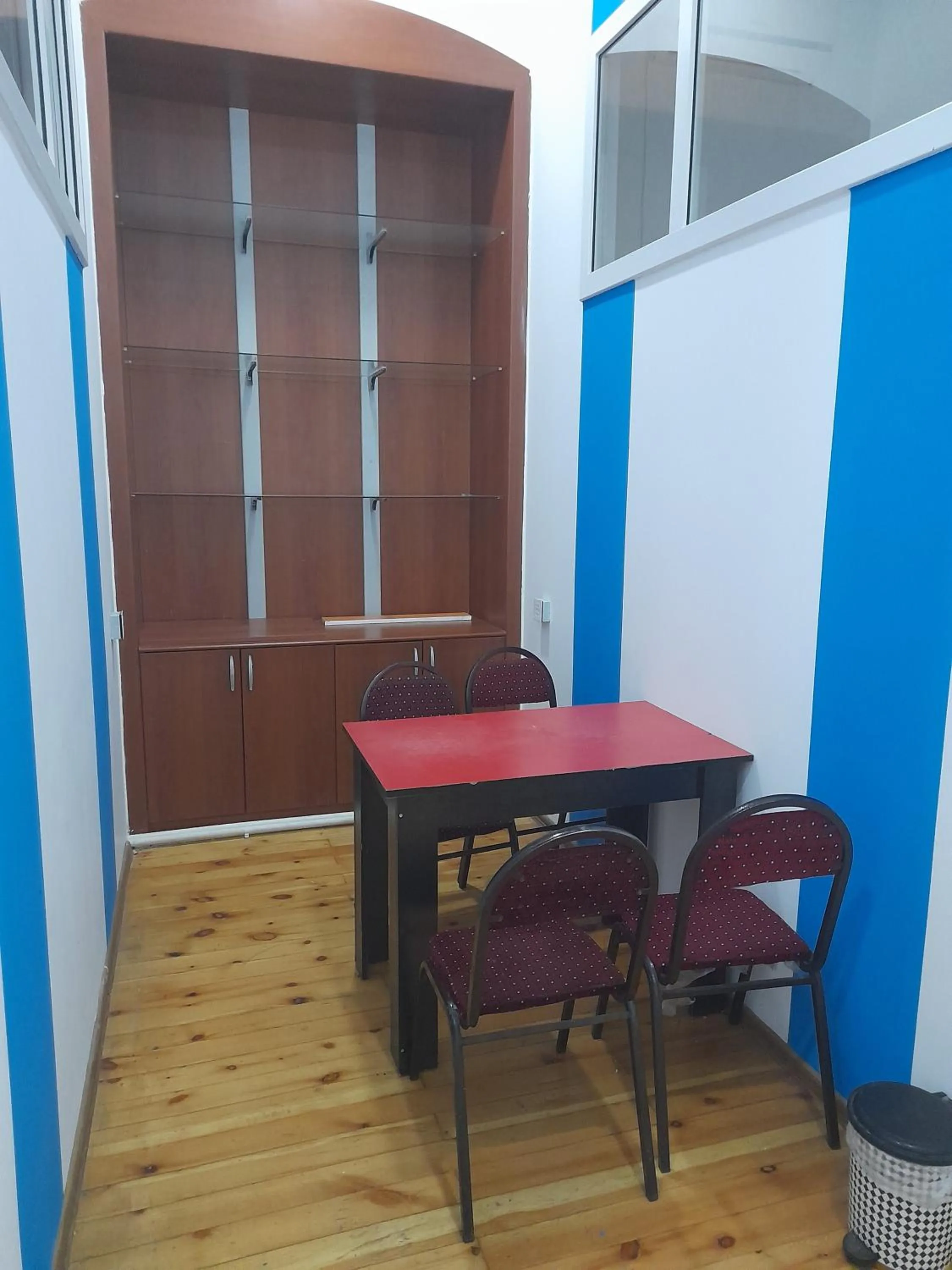 Dining area in White City Hostel