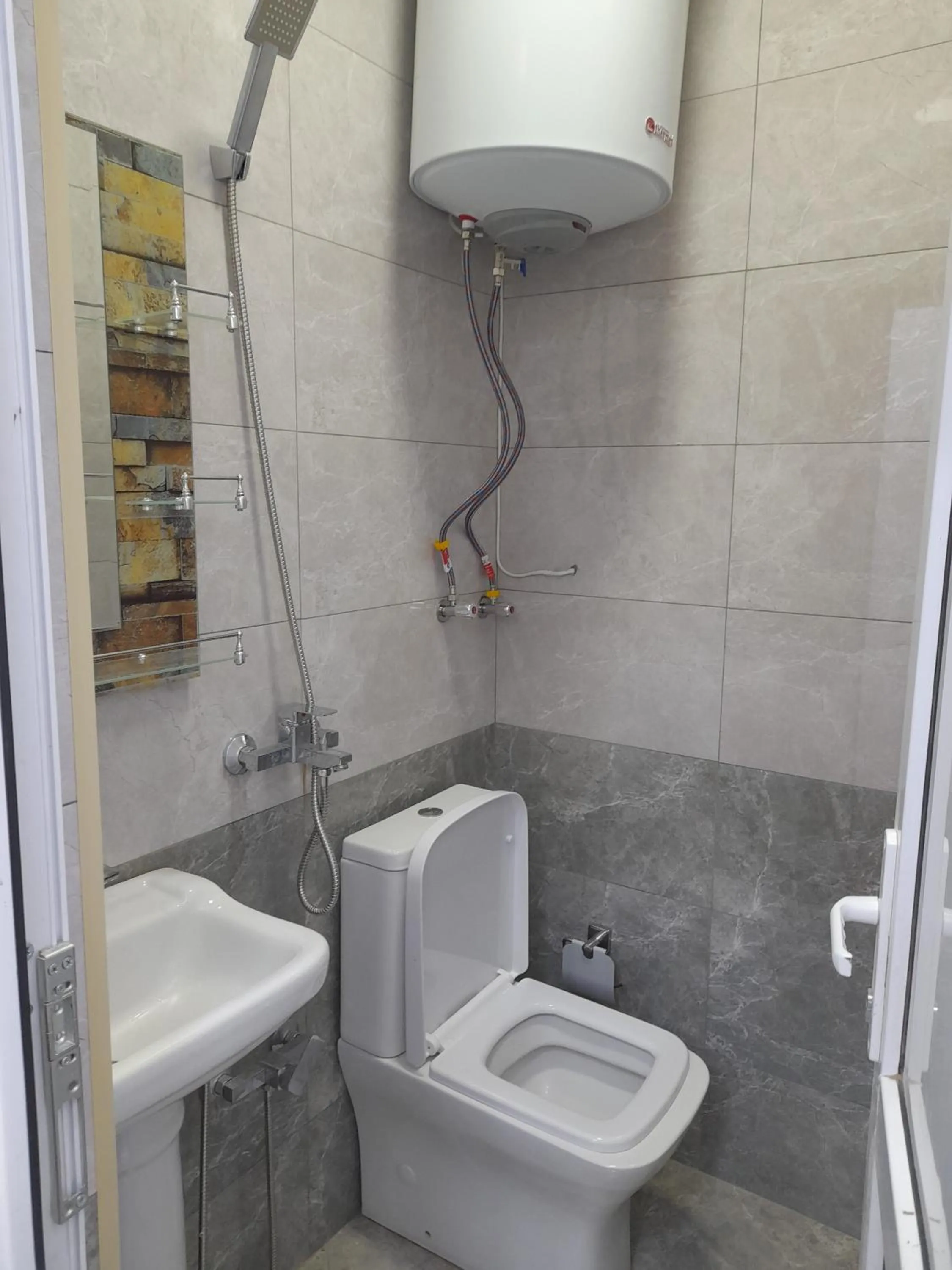 Shower in White City Hostel