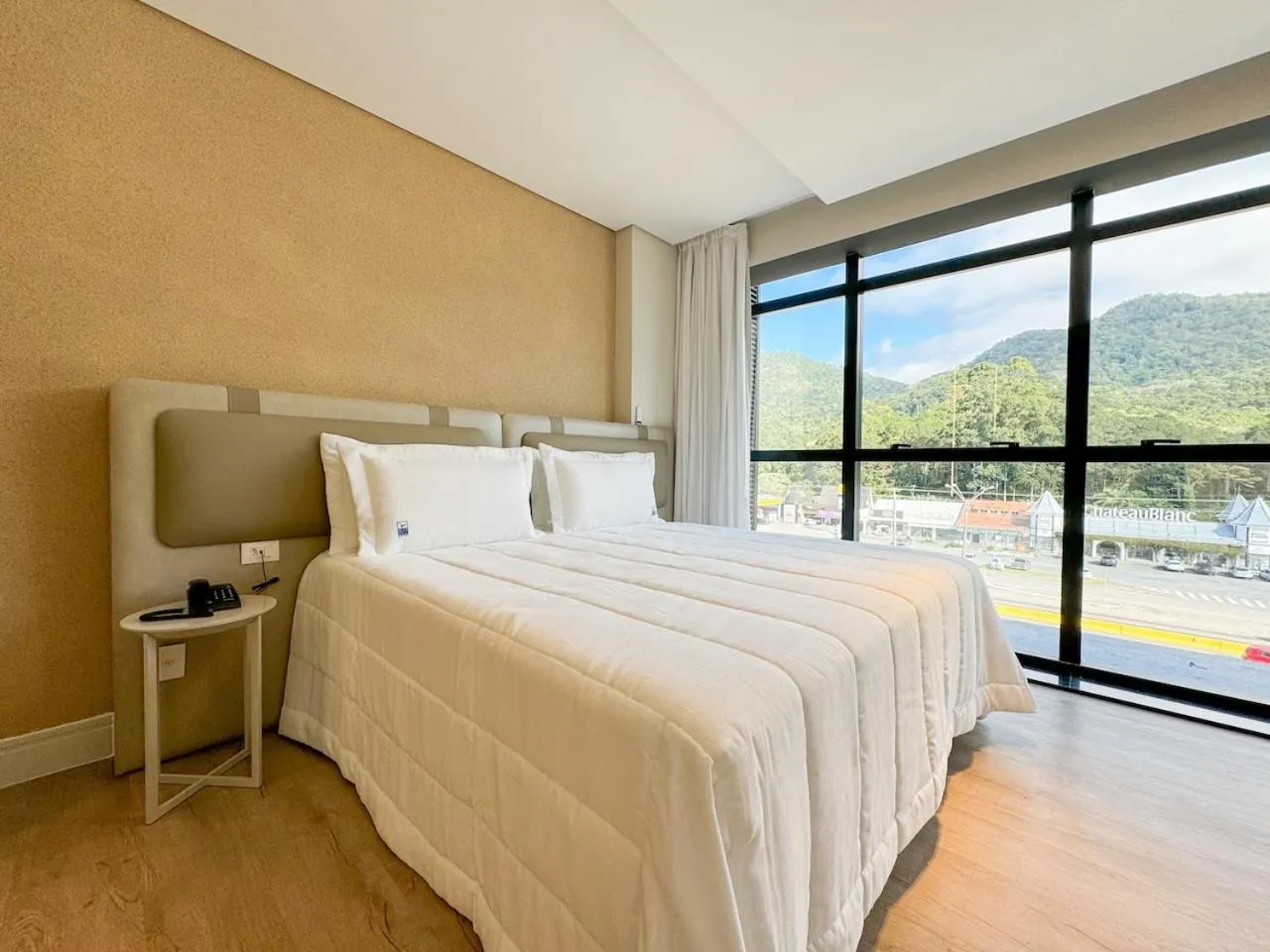 Bed in Blue Sea Hotel