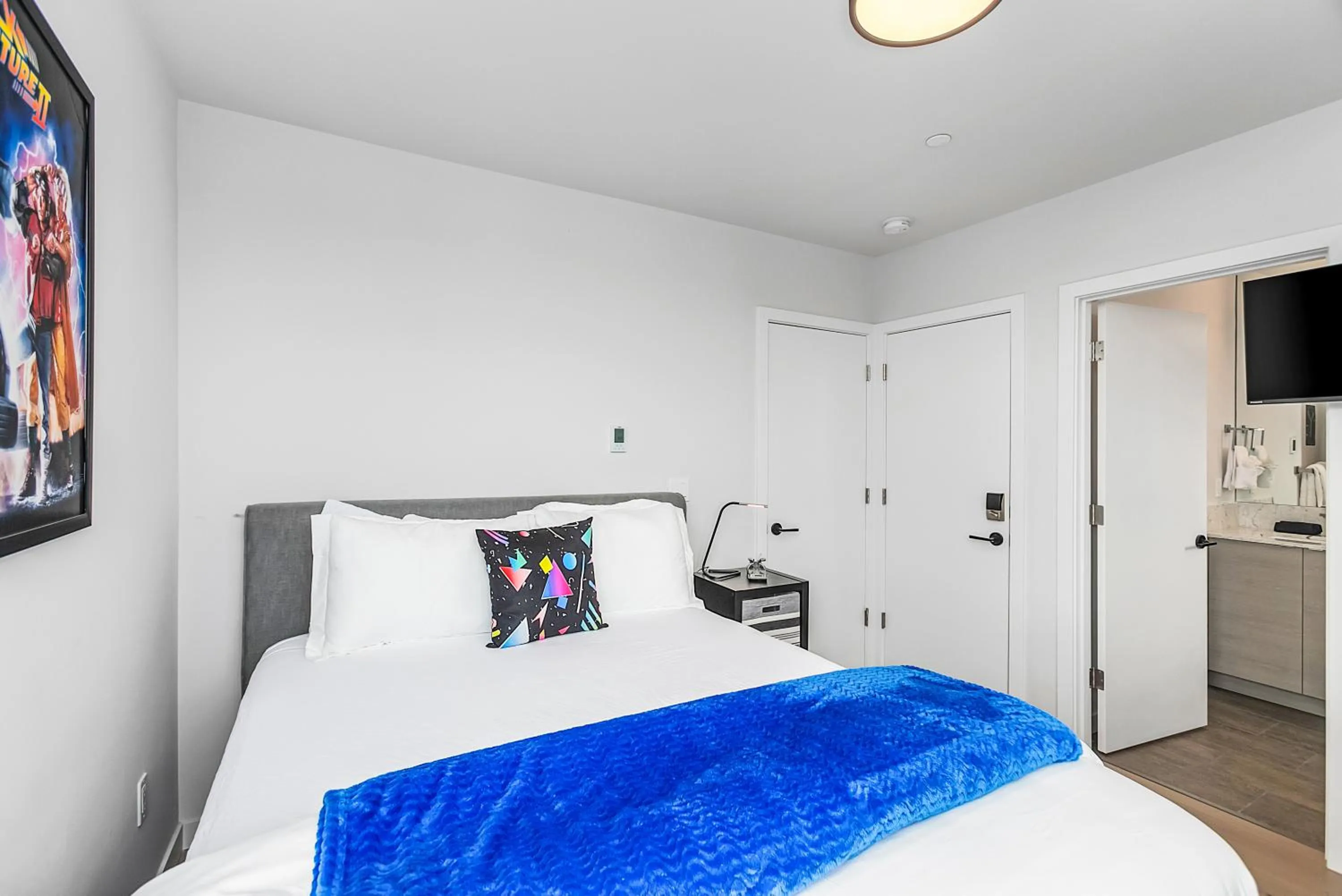 Bed in Back to The Future Sweet Suites