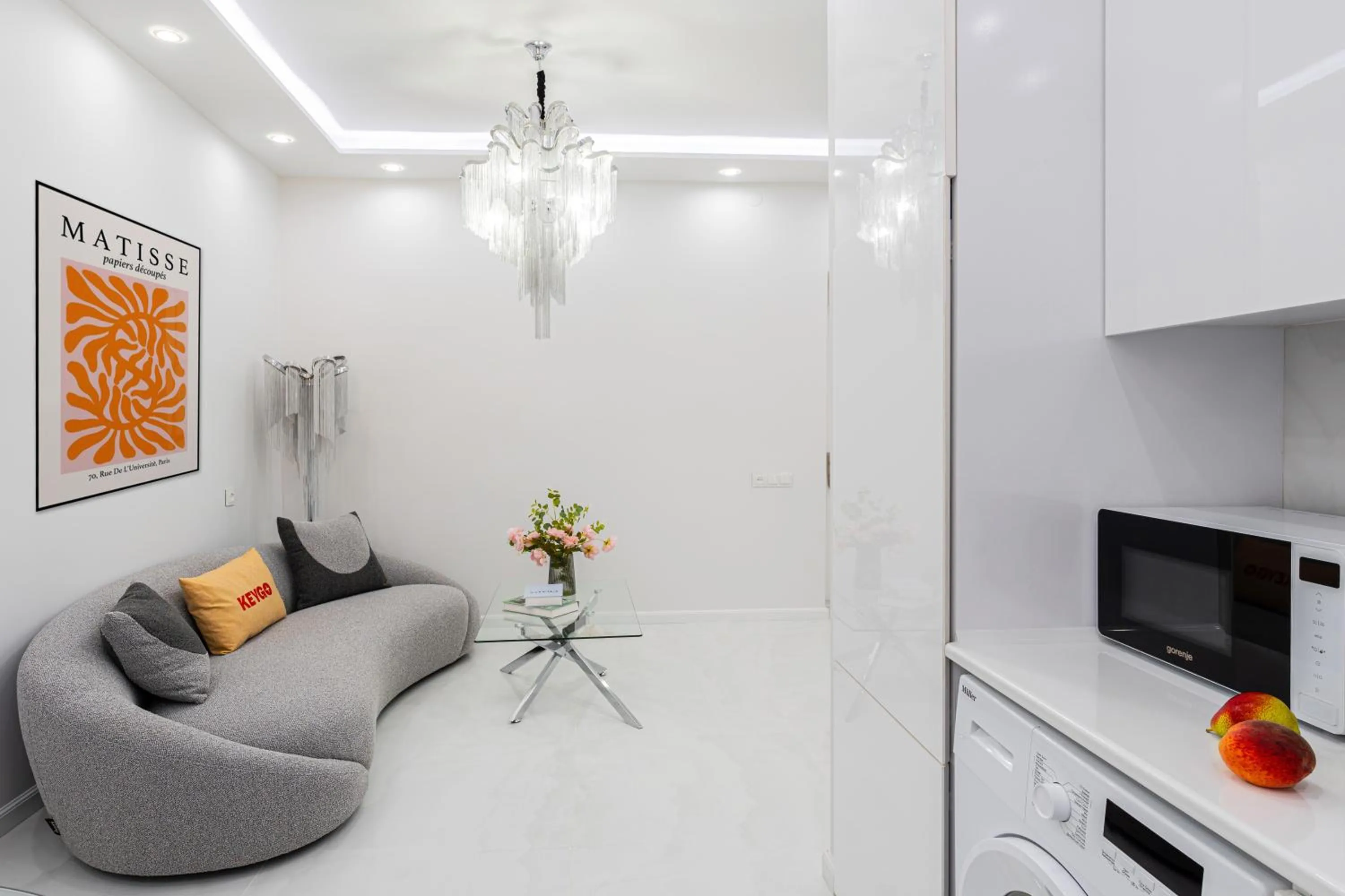 Seating area in Apartment KeyGo #0061 is the key to the center of Yerevan