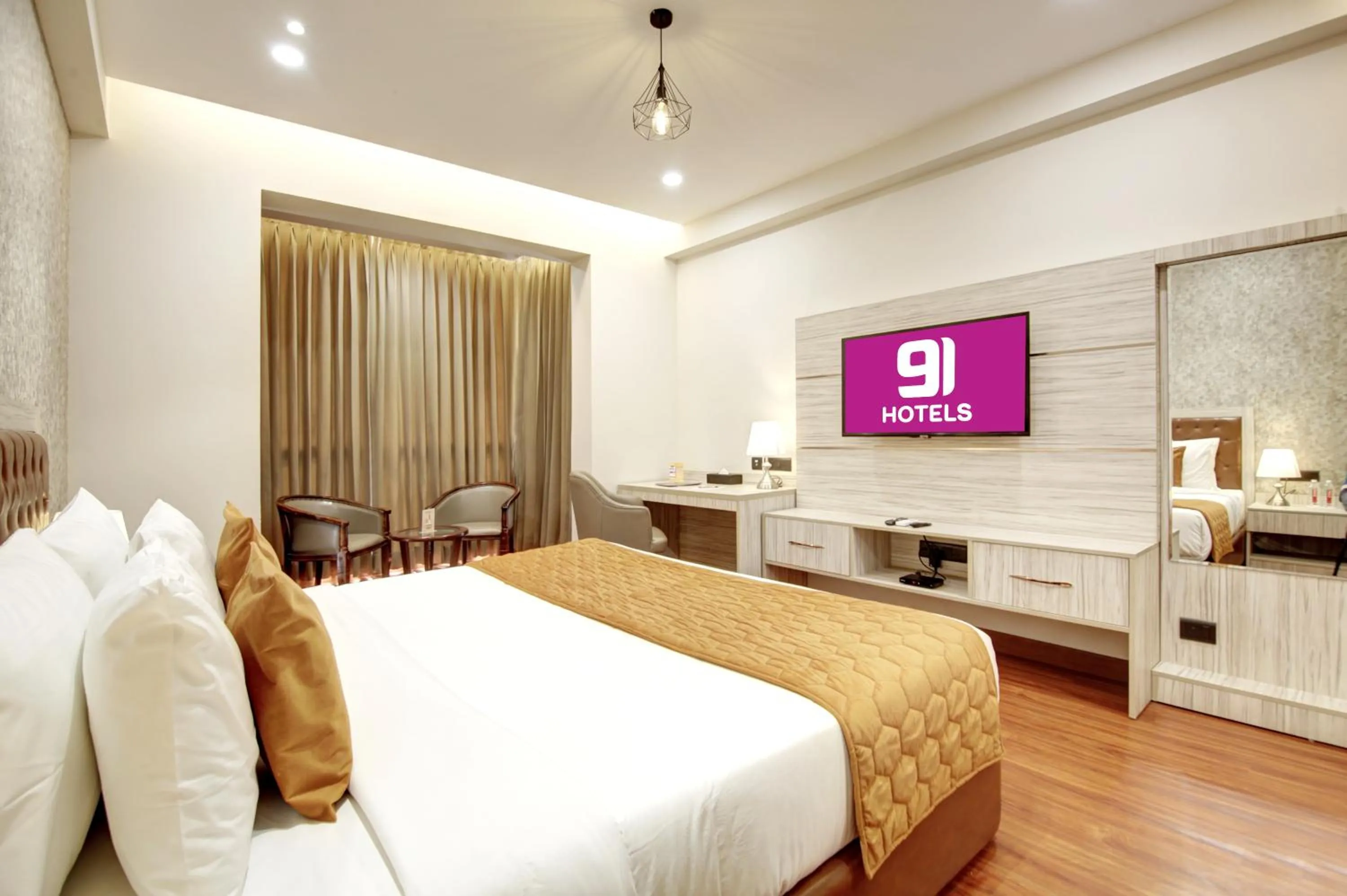 Bed in Hotel 91 Millennium Huda