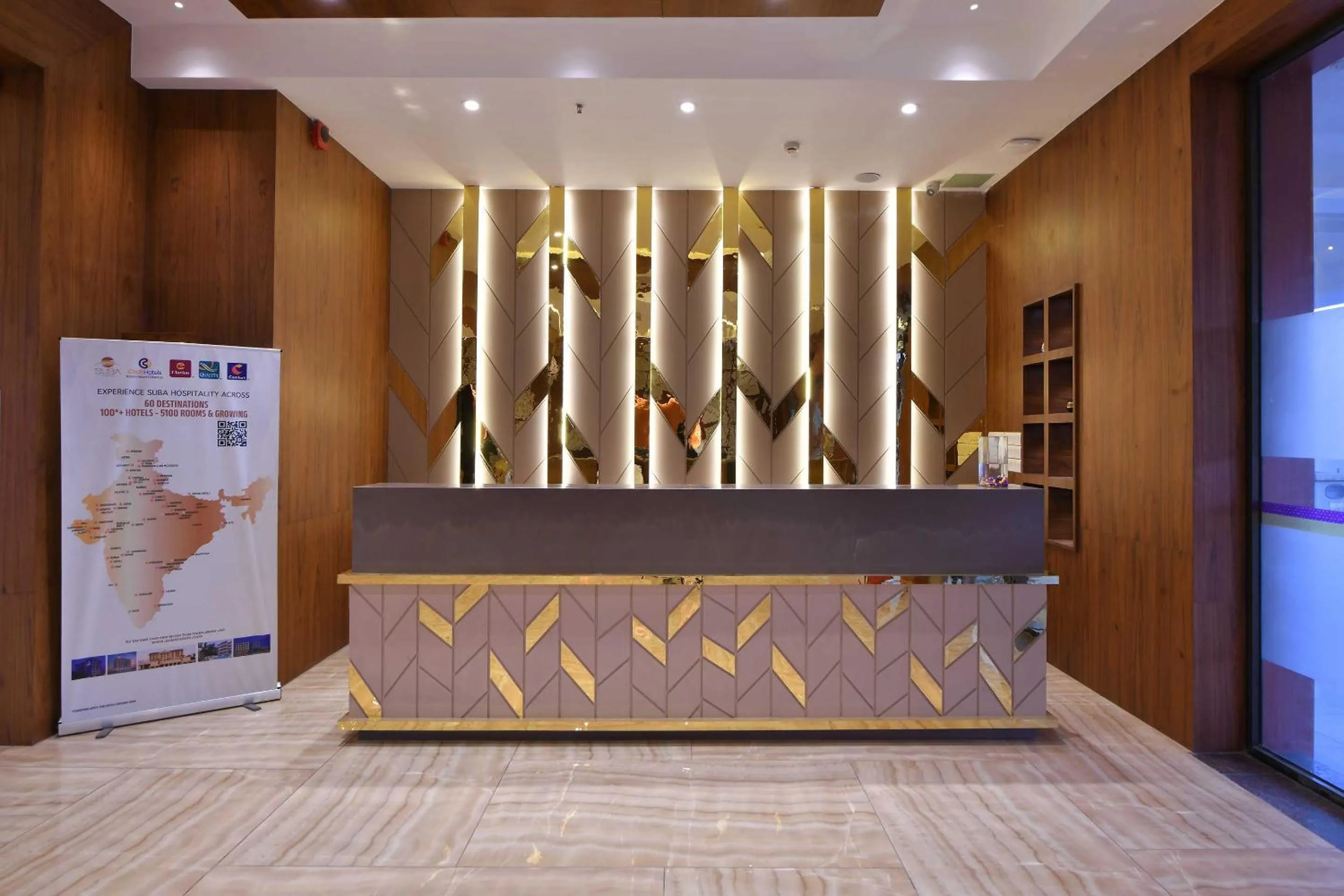 Lobby or reception in Clubhouse Hotel Morbi