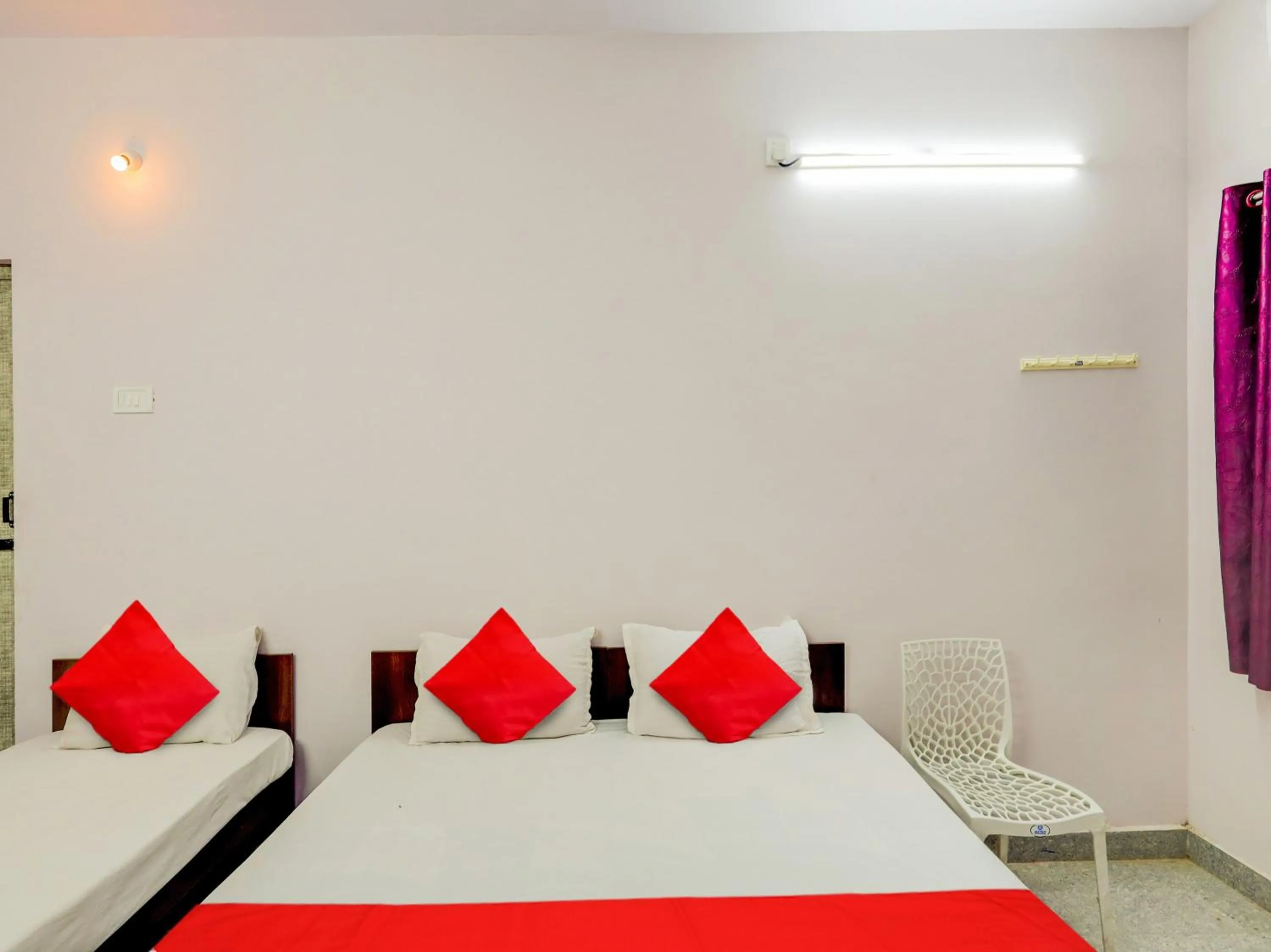 Bedroom in Hotel O Ram Residency