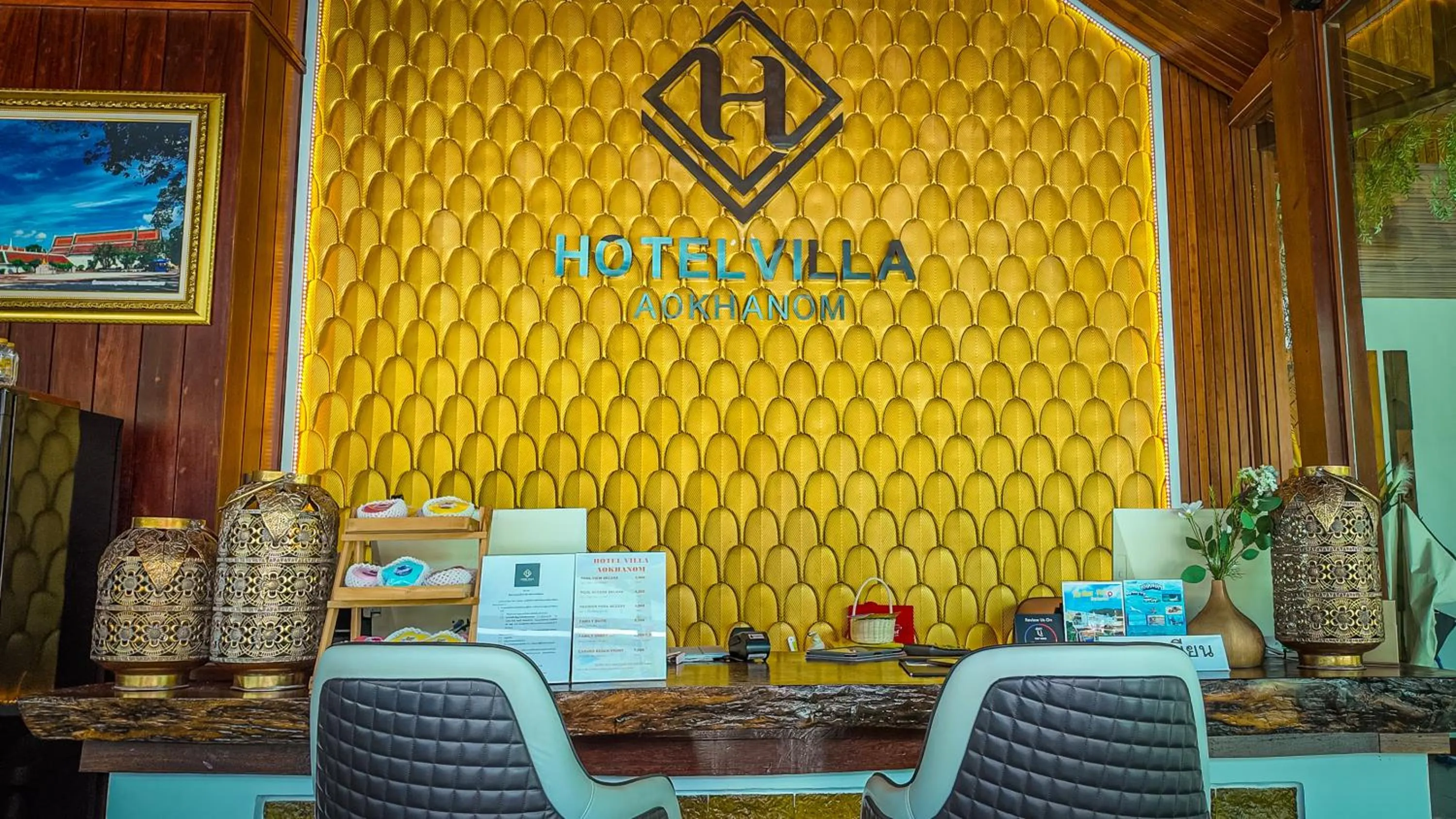 Lobby or reception in Hotel Villa AoKhanom Beachfront