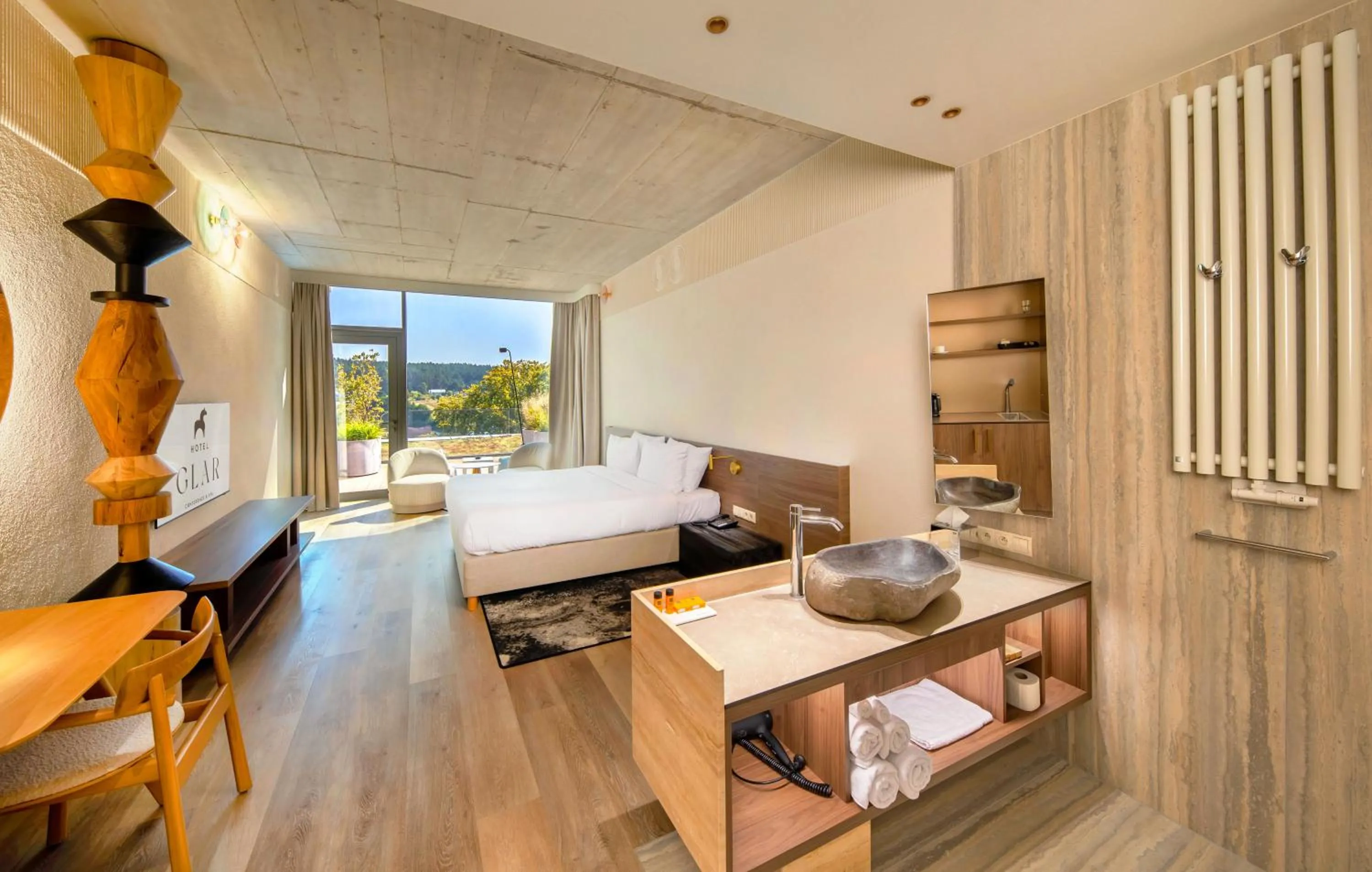 Seating area in Hotel GLAR Conference & SPA