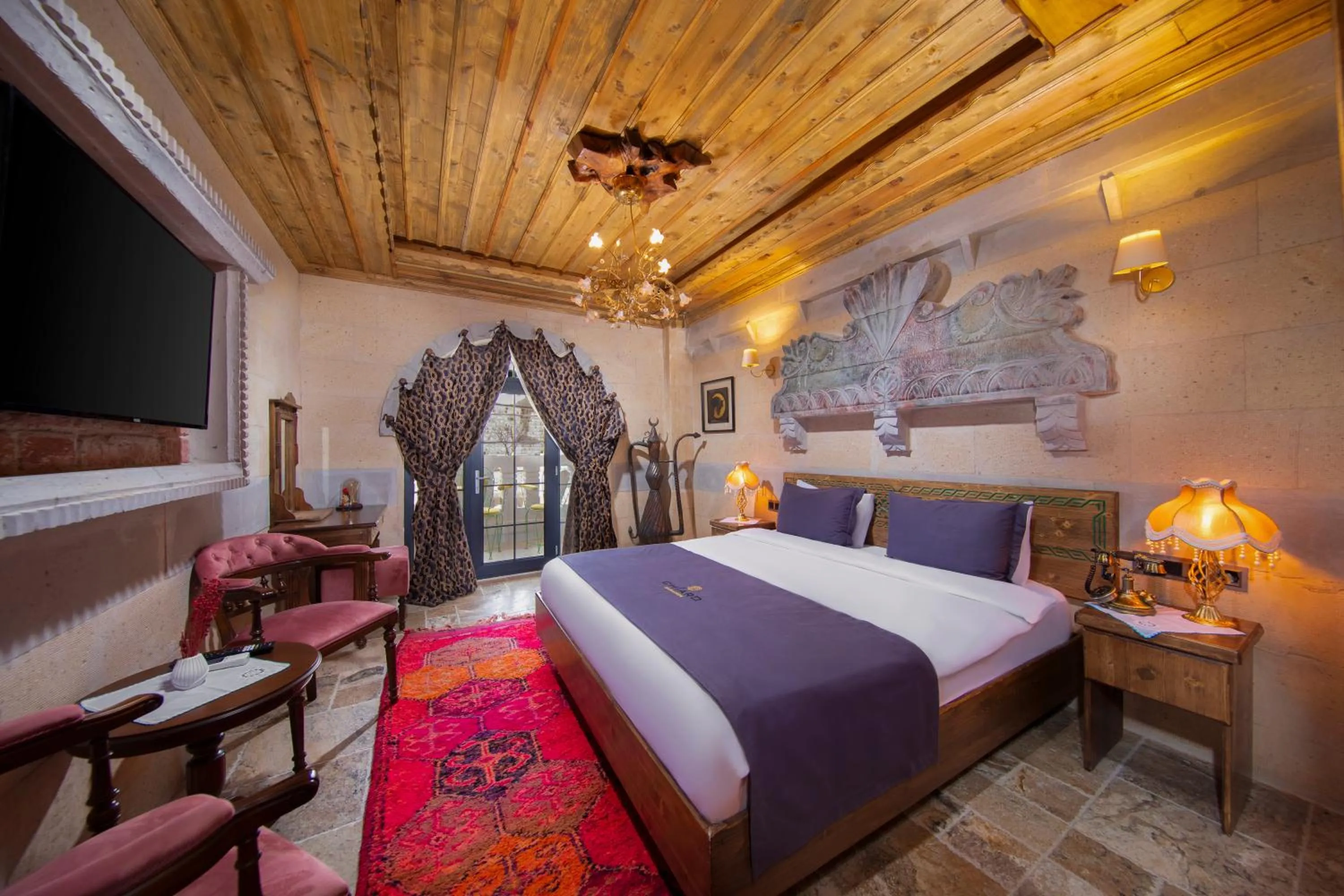 Living room, Bed in Cappadocia Chiaro