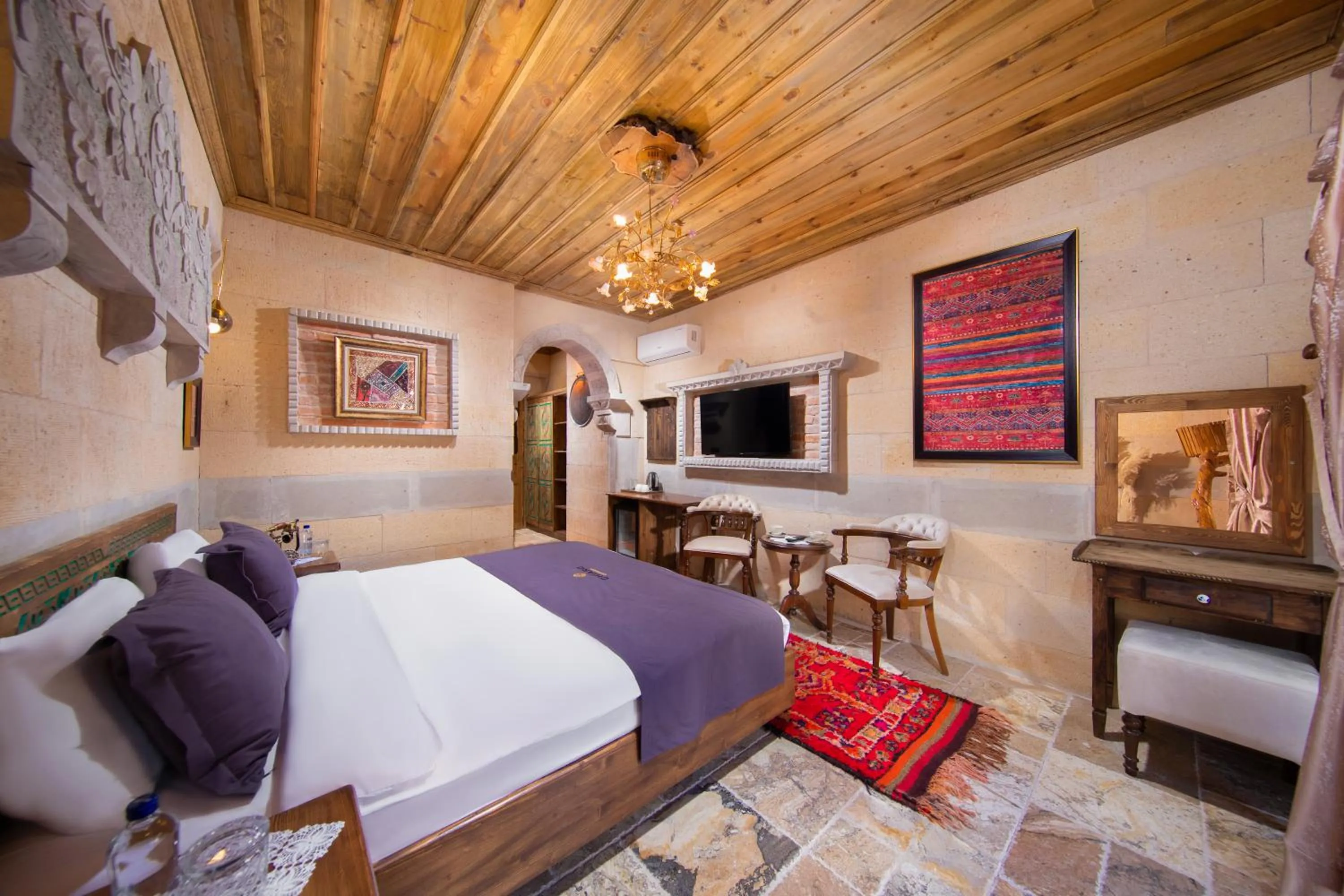 Living room, Bed in Cappadocia Chiaro