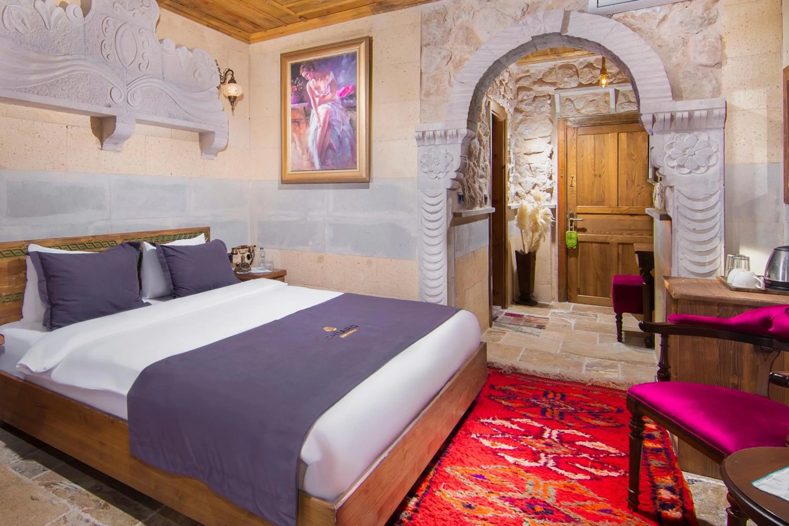 Living room, Bed in Cappadocia Chiaro