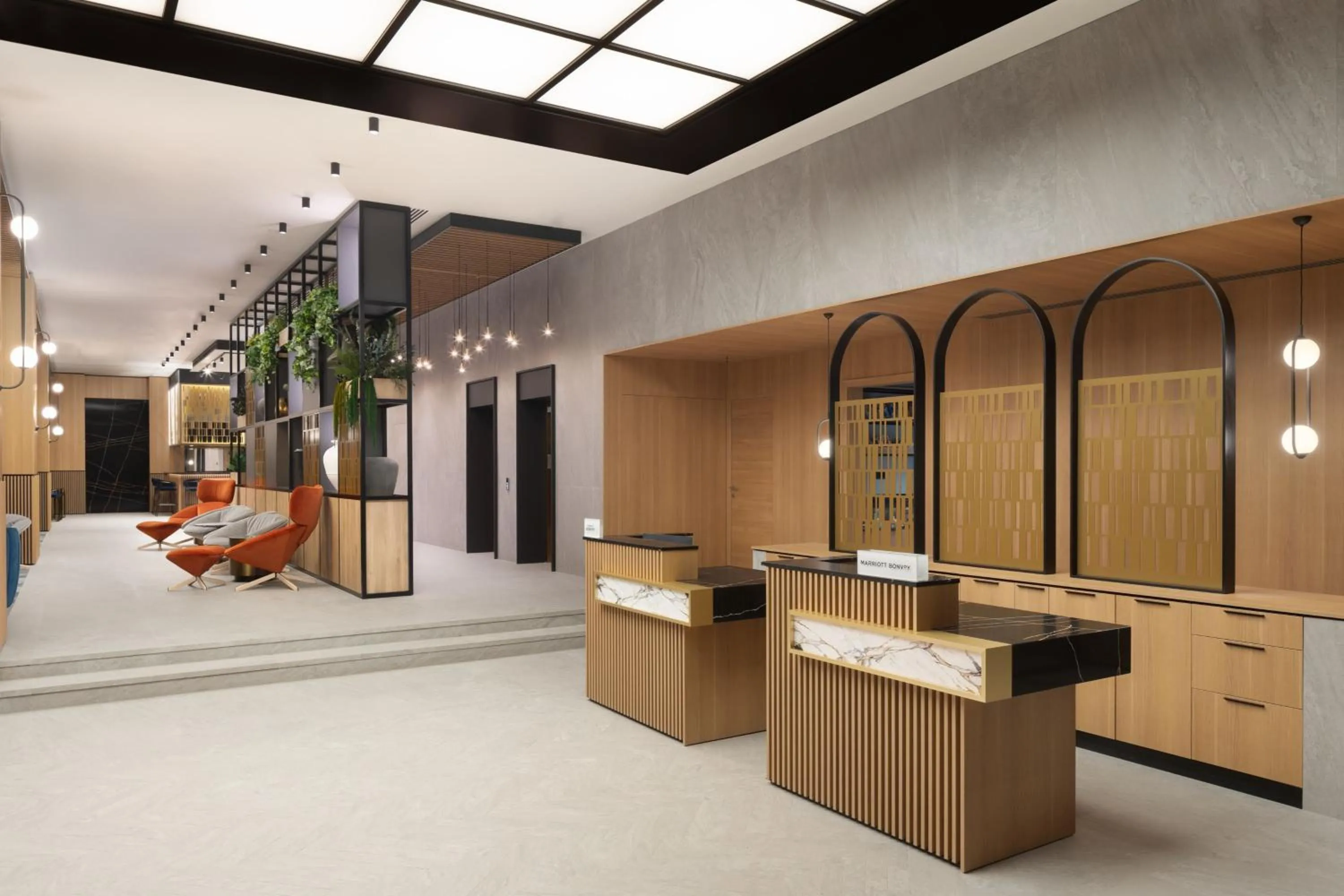Lobby or reception in Courtyard by Marriott Cluj - Napoca Downtown