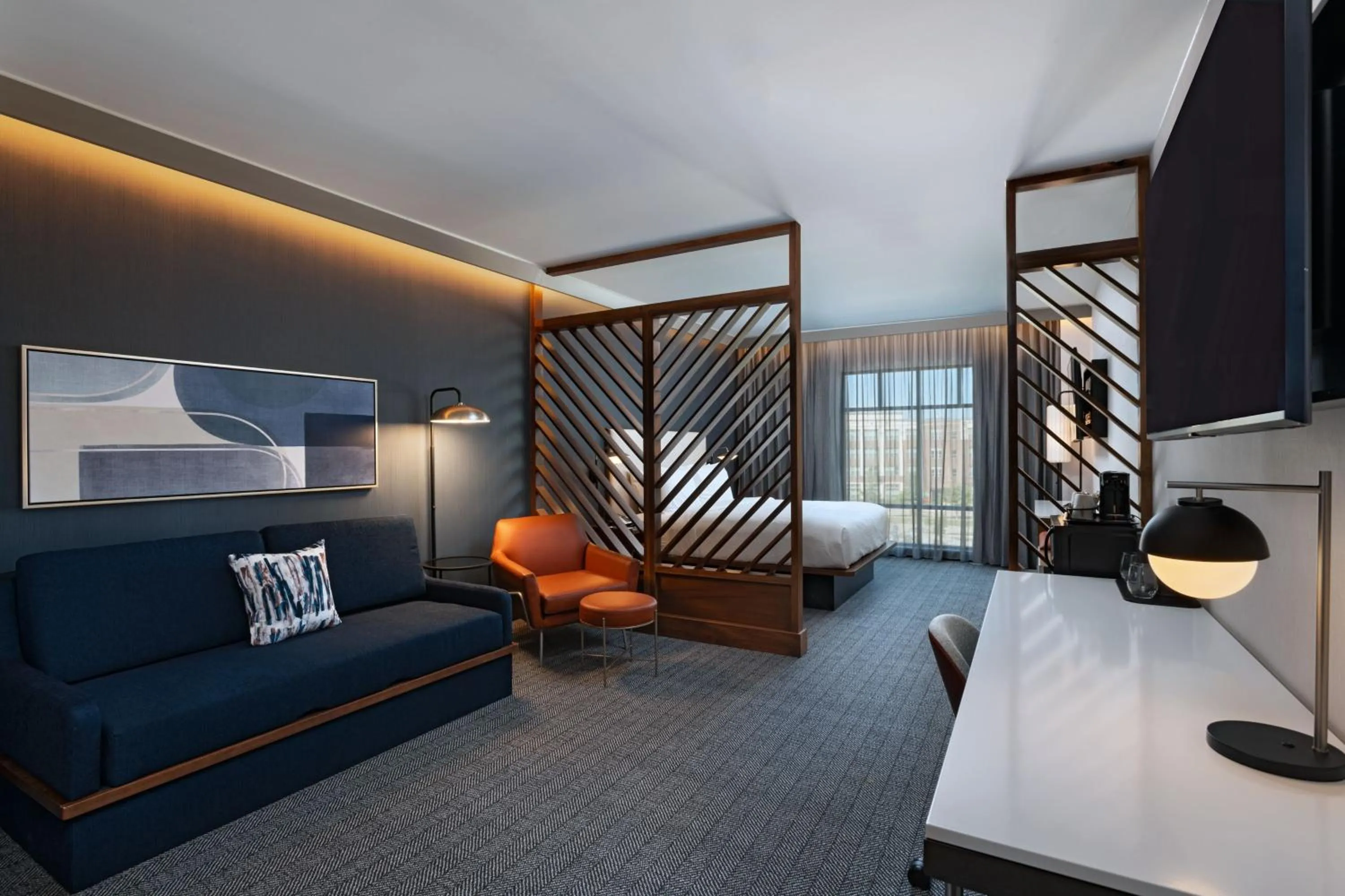 Photo of the whole room, Bed in Courtyard by Marriott Dallas Frisco