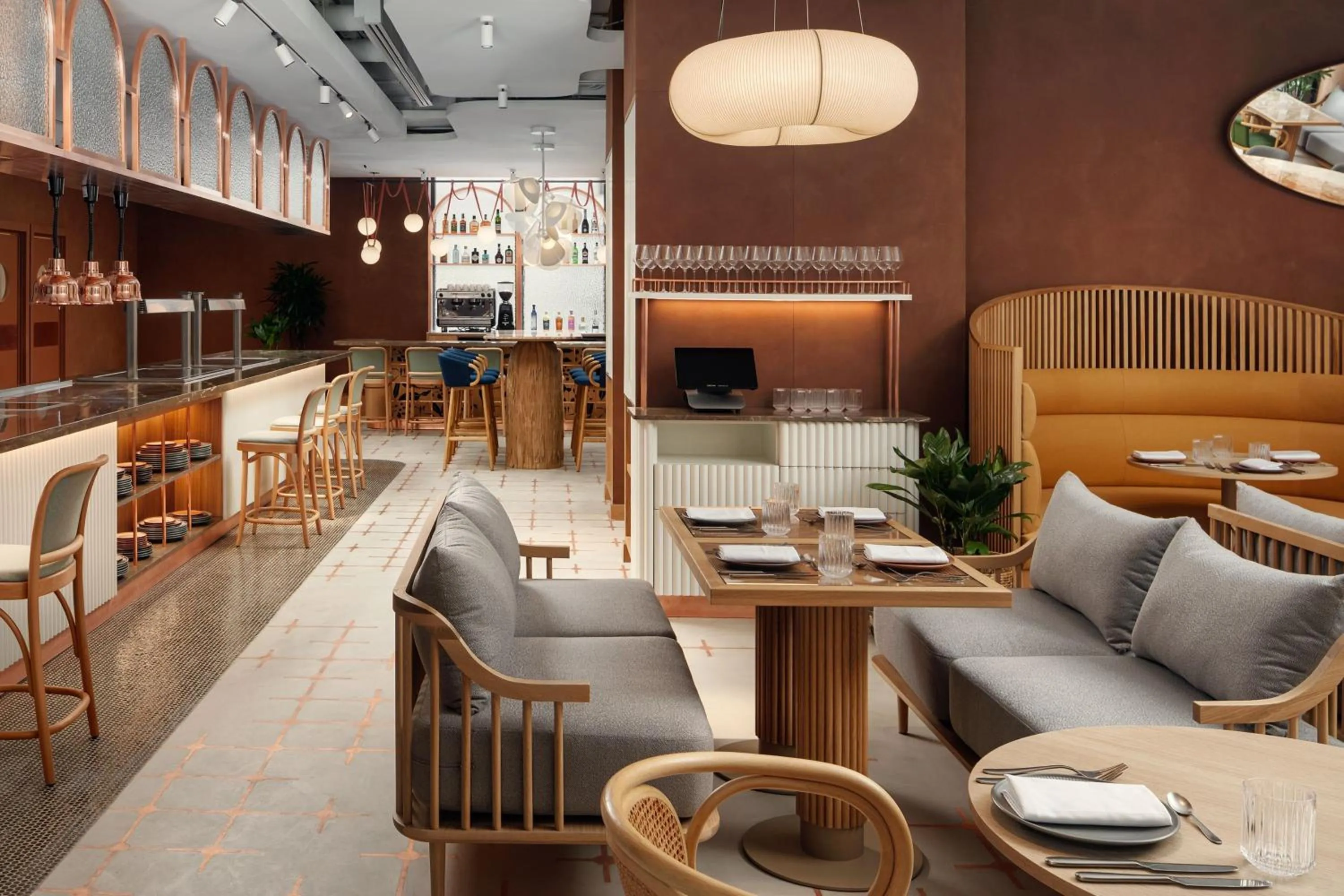 Restaurant/places to eat in Courtyard by Marriott Yerevan