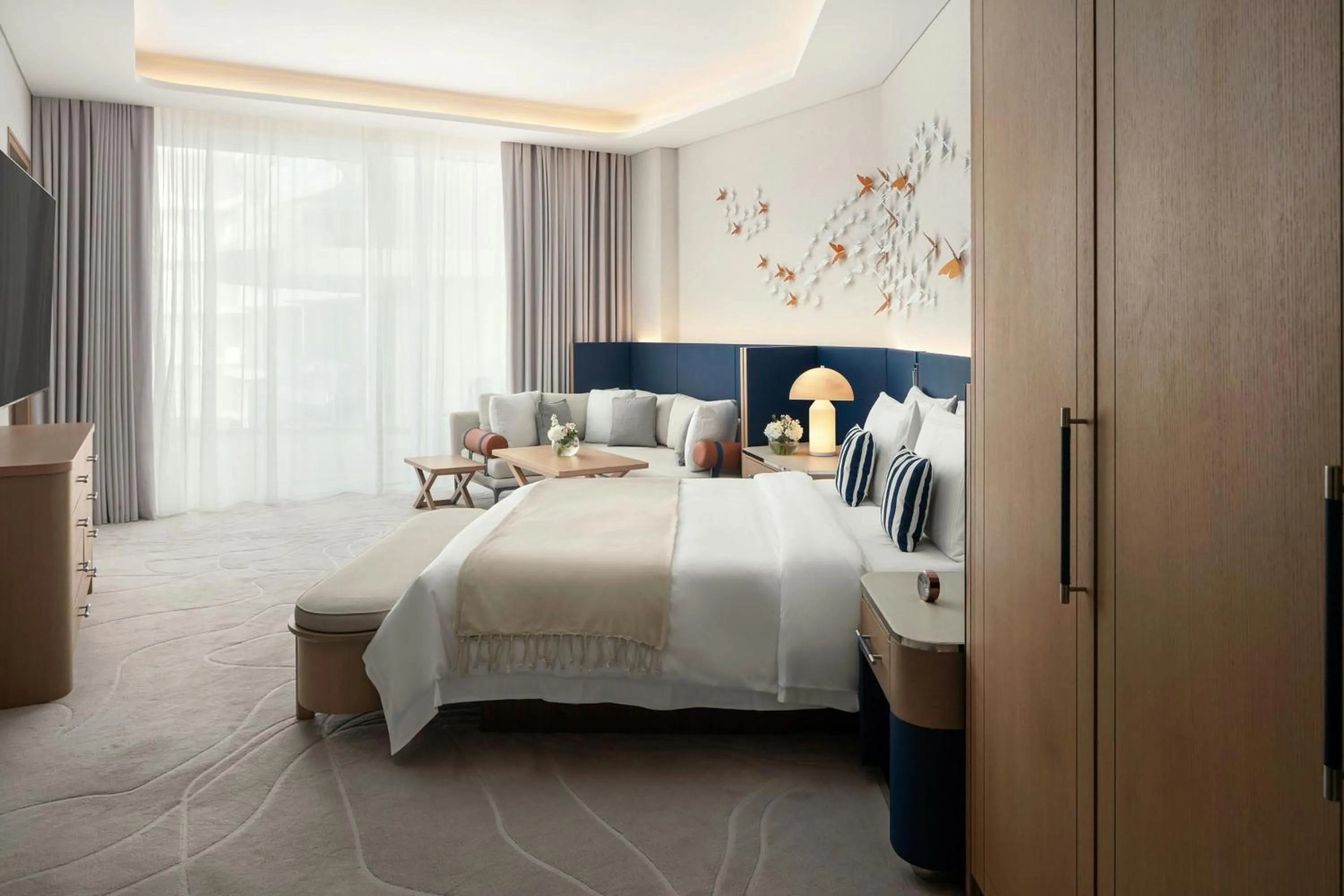 Bedroom, Bed in The St. Regis Al Mouj Muscat Resort