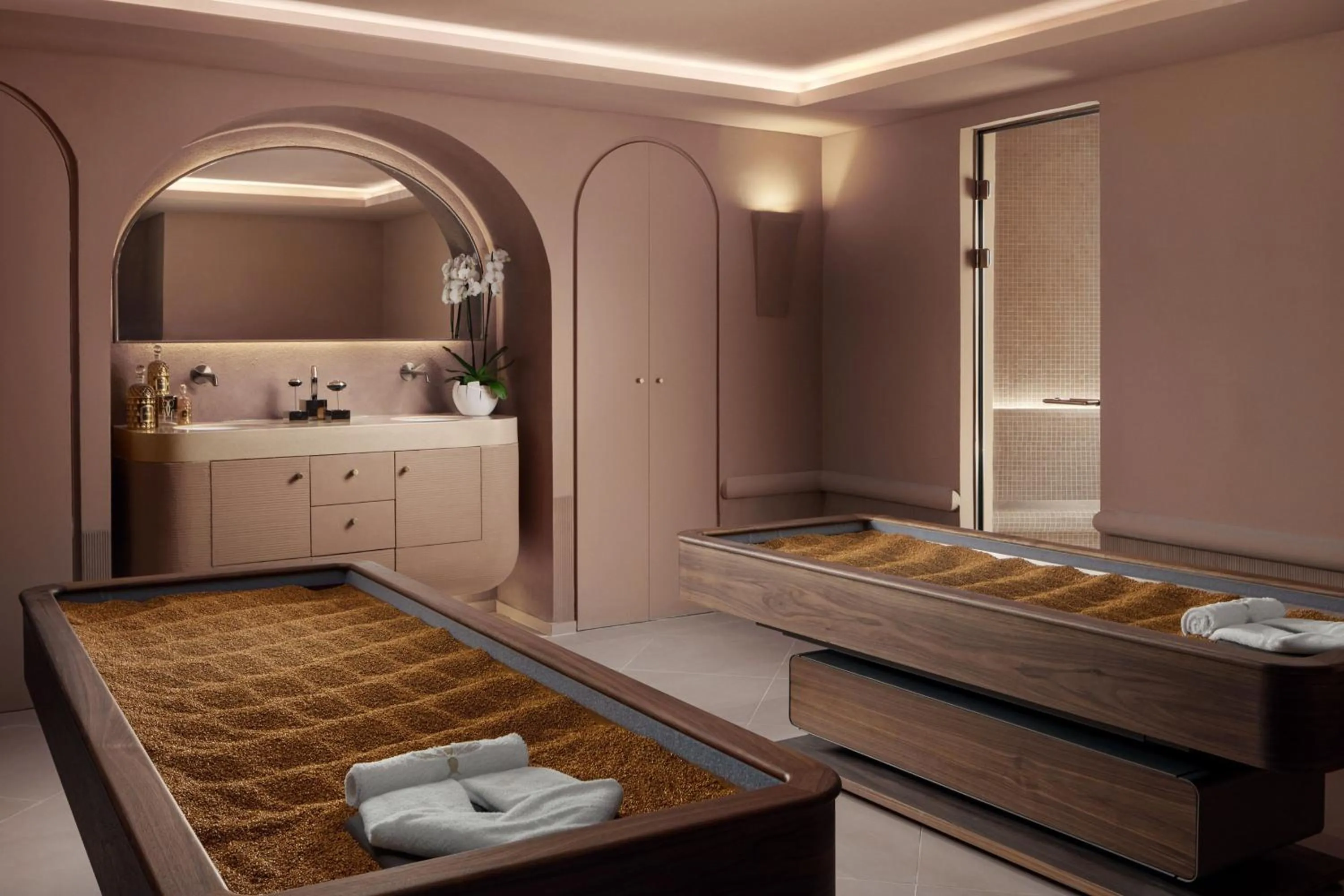 Spa and wellness centre/facilities, Bed in The St. Regis Al Mouj Muscat Resort