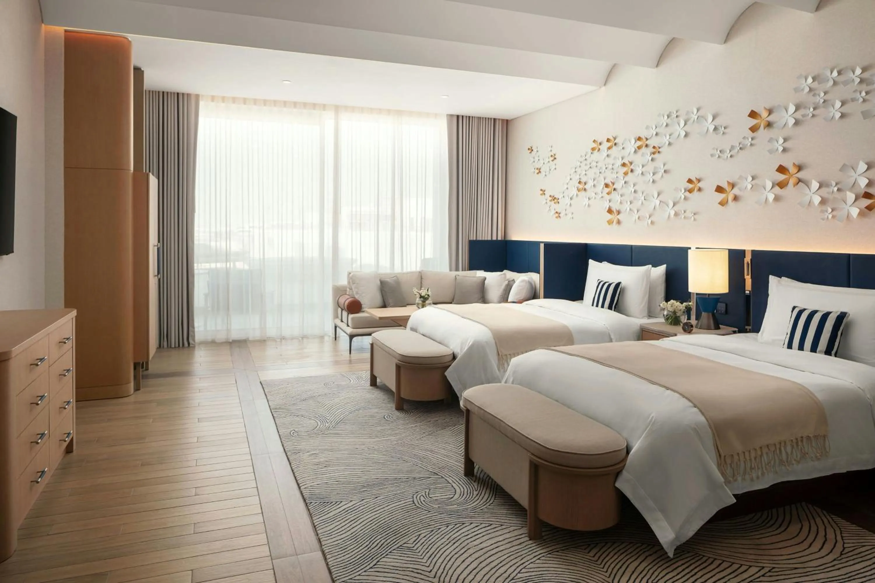 Photo of the whole room, Bed in The St. Regis Al Mouj Muscat Resort