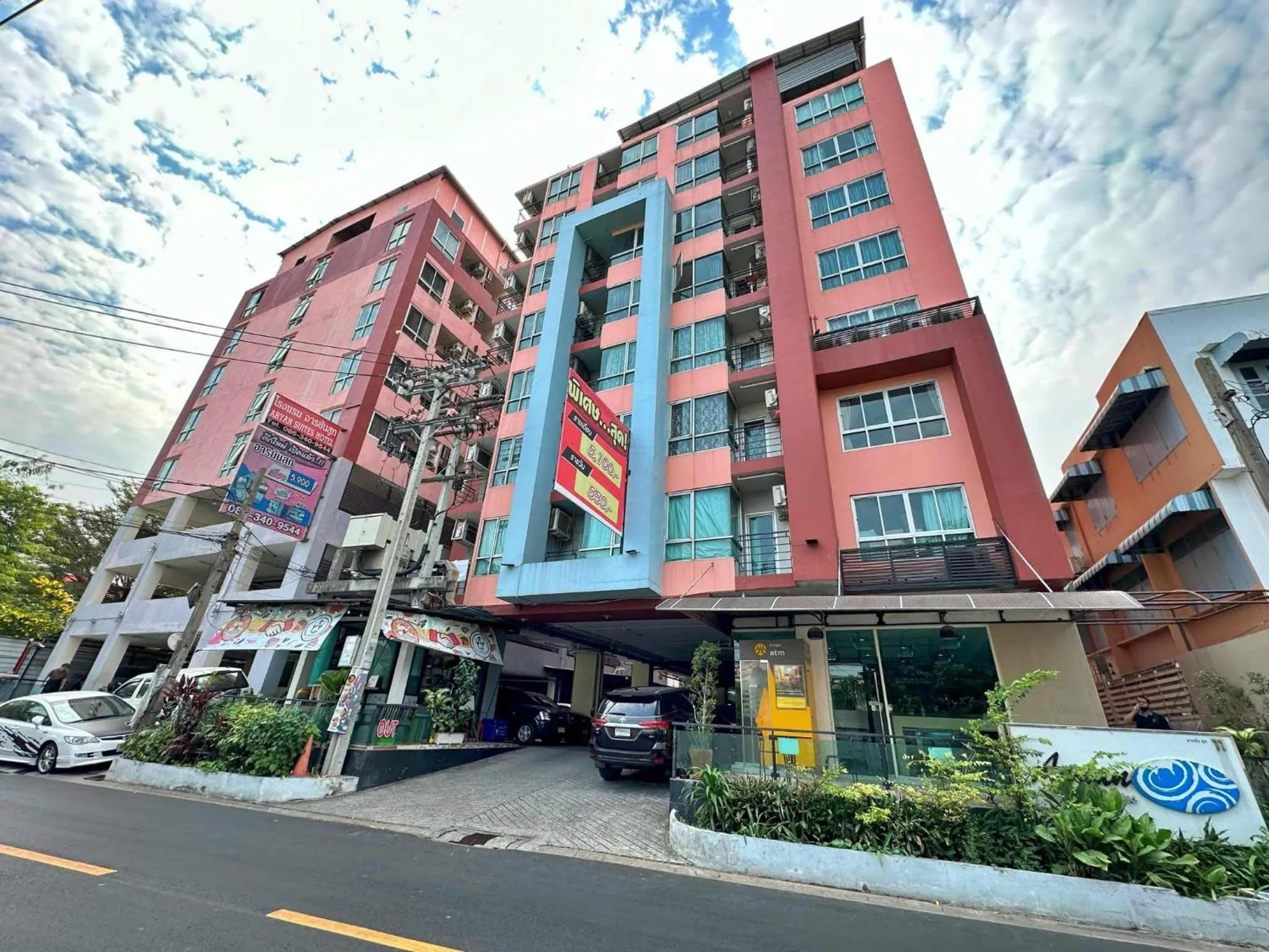 Property building in Aryan Suites Hotel