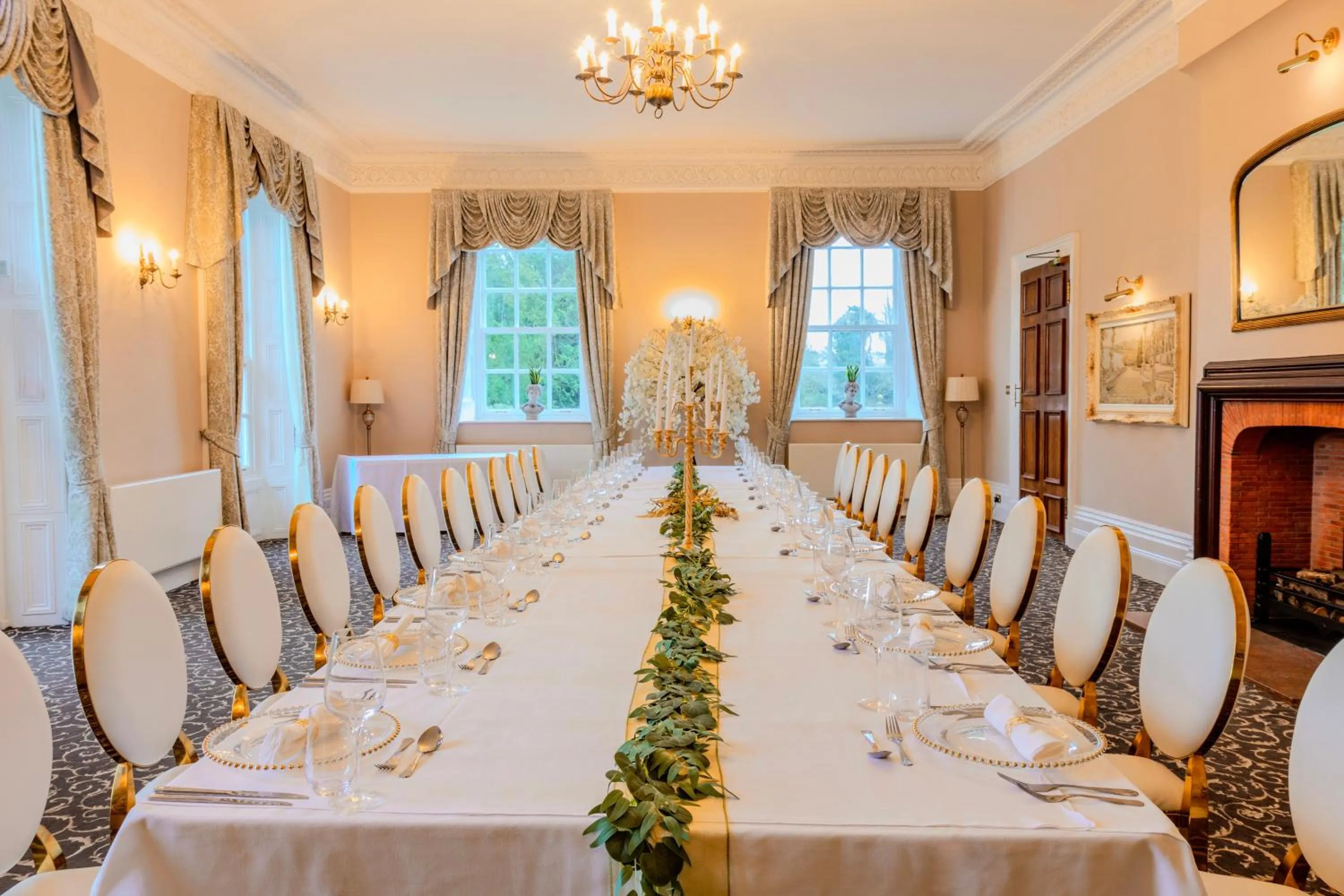 wedding in Bosworth Hall Hotel