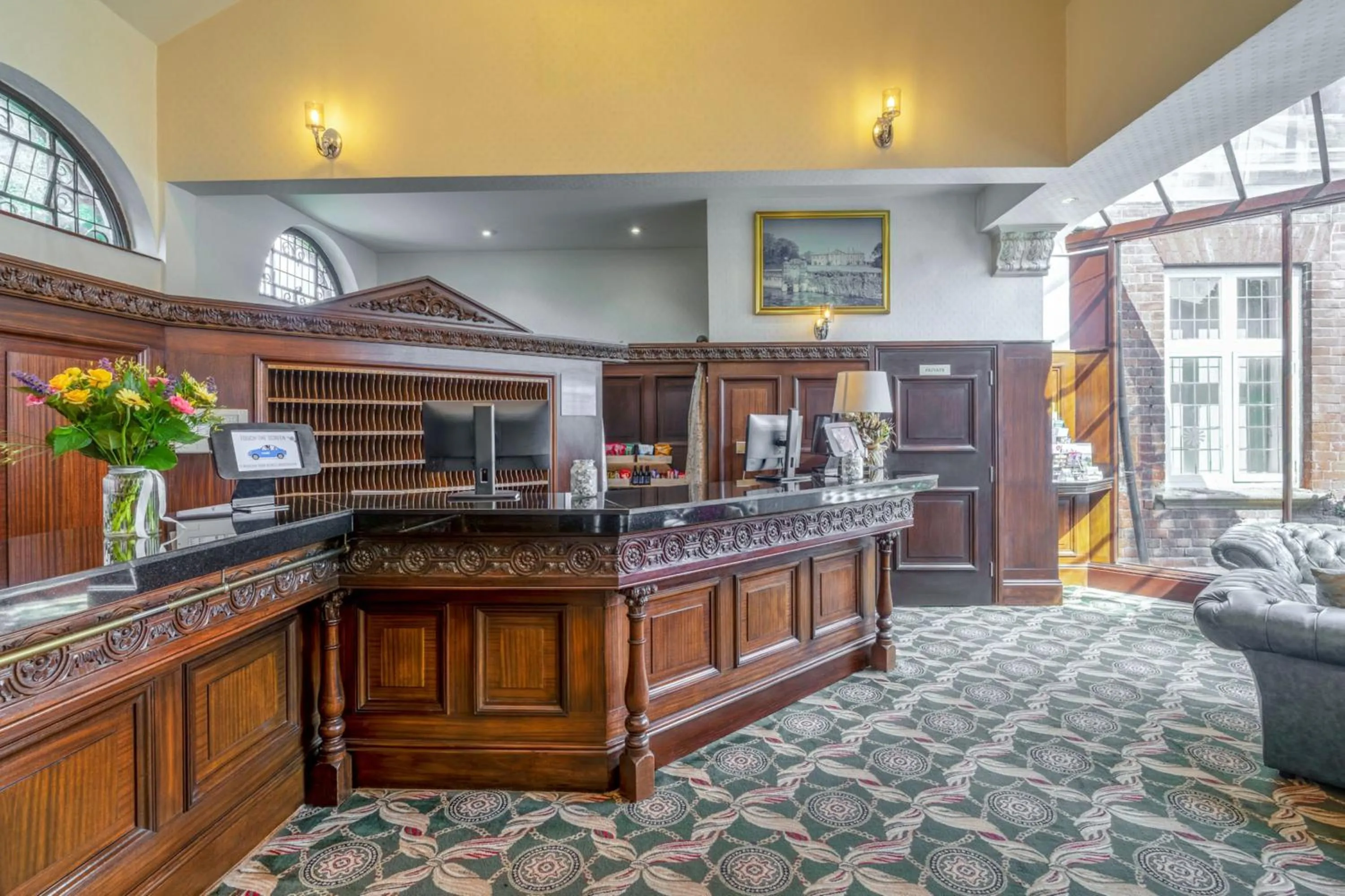 Lobby or reception in Bosworth Hall Hotel