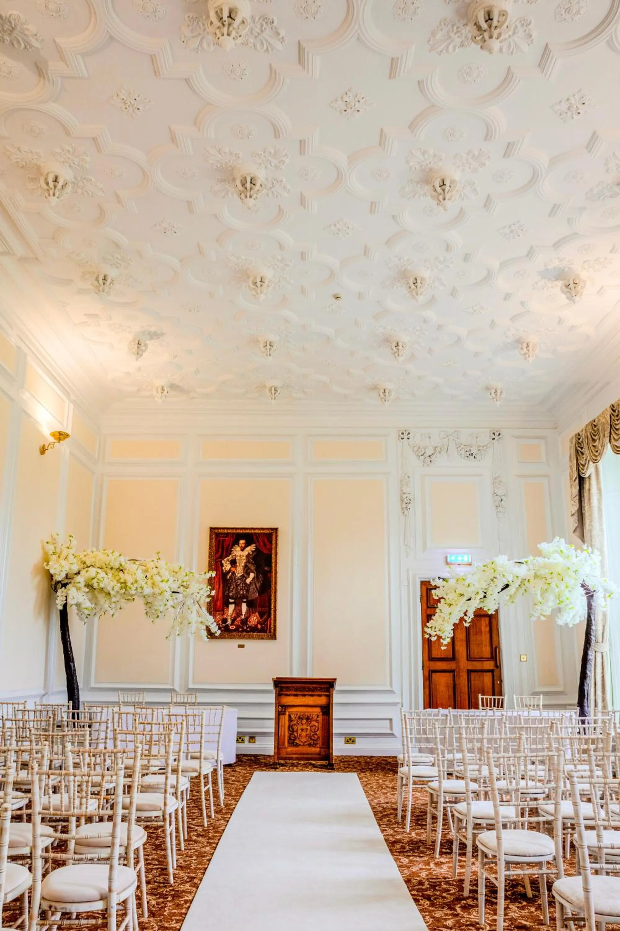 Seating area in Bosworth Hall Hotel