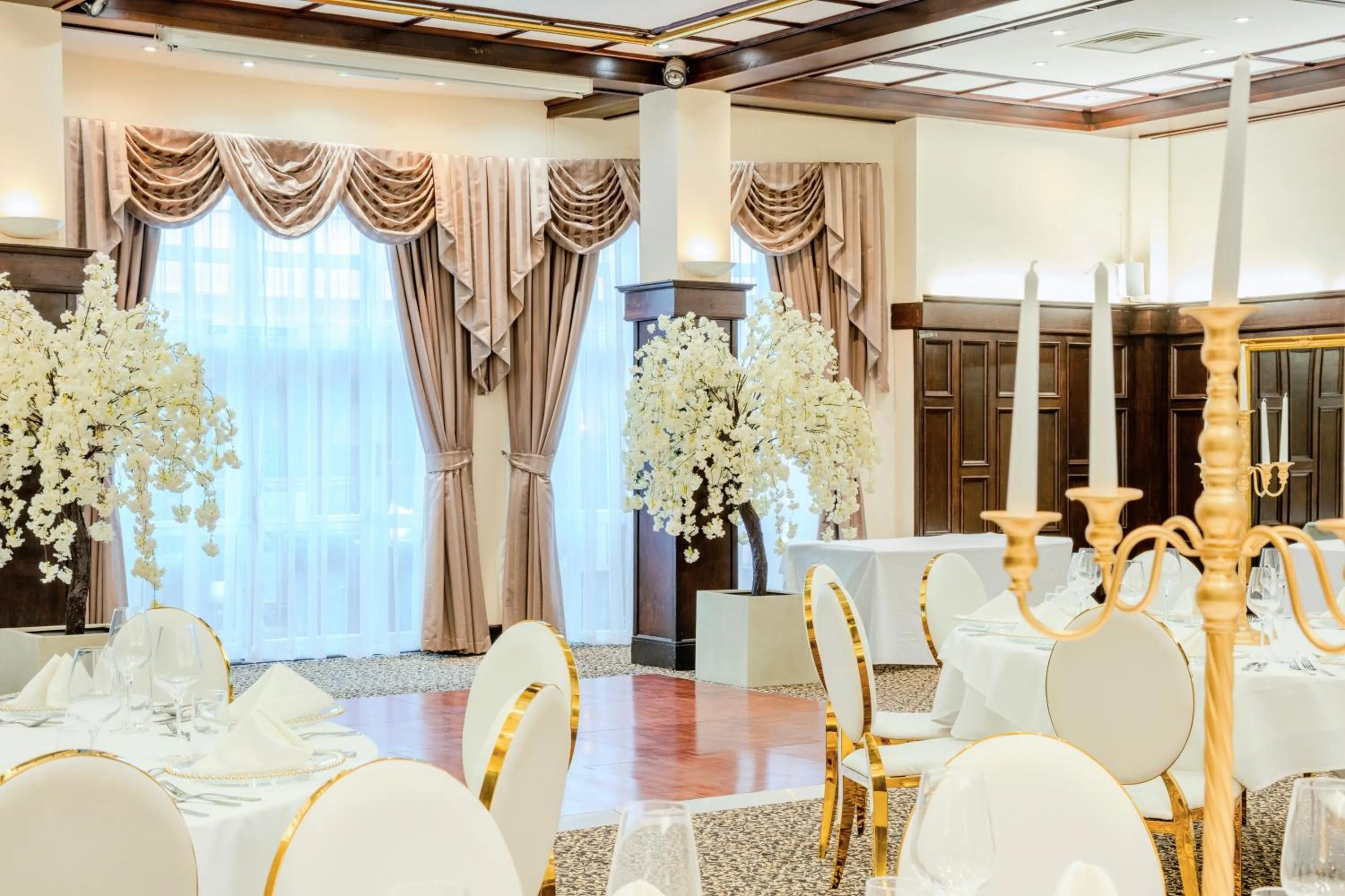 Seating area in Bosworth Hall Hotel