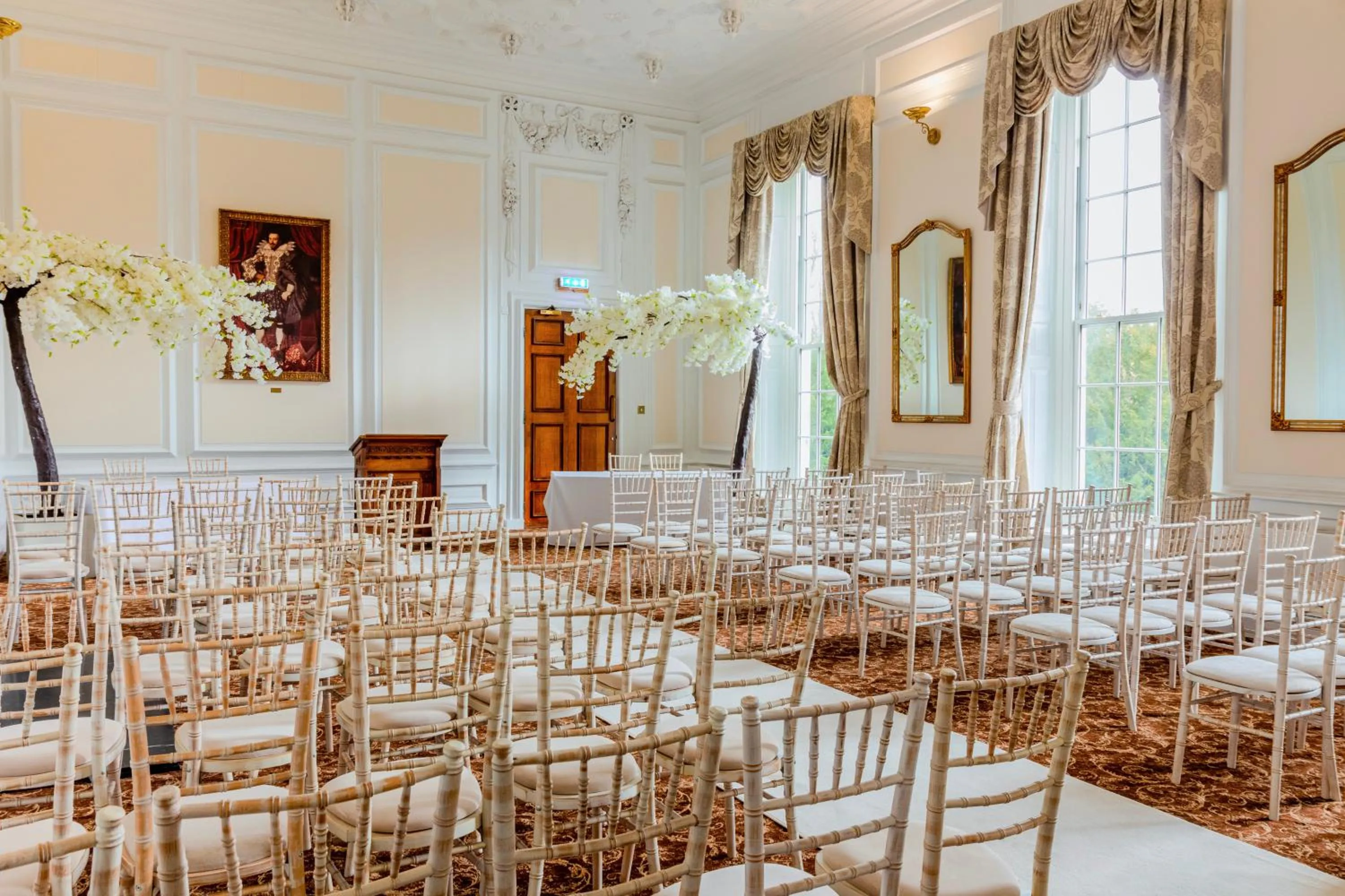 wedding in Bosworth Hall Hotel