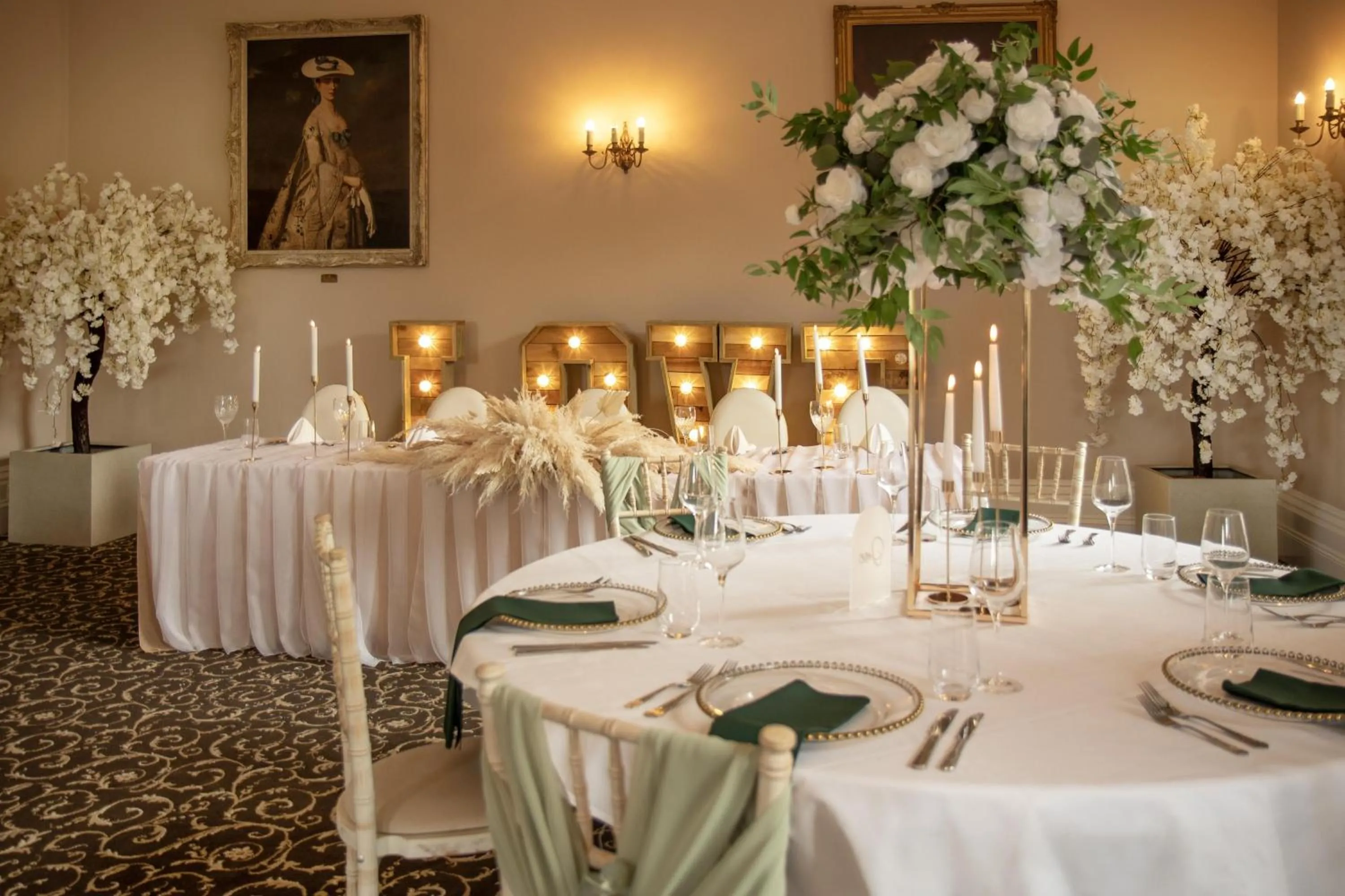 wedding in Bosworth Hall Hotel