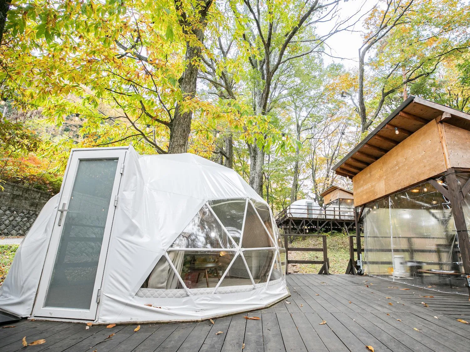 Property building in Nagano GLAMPINGBASE enCamp