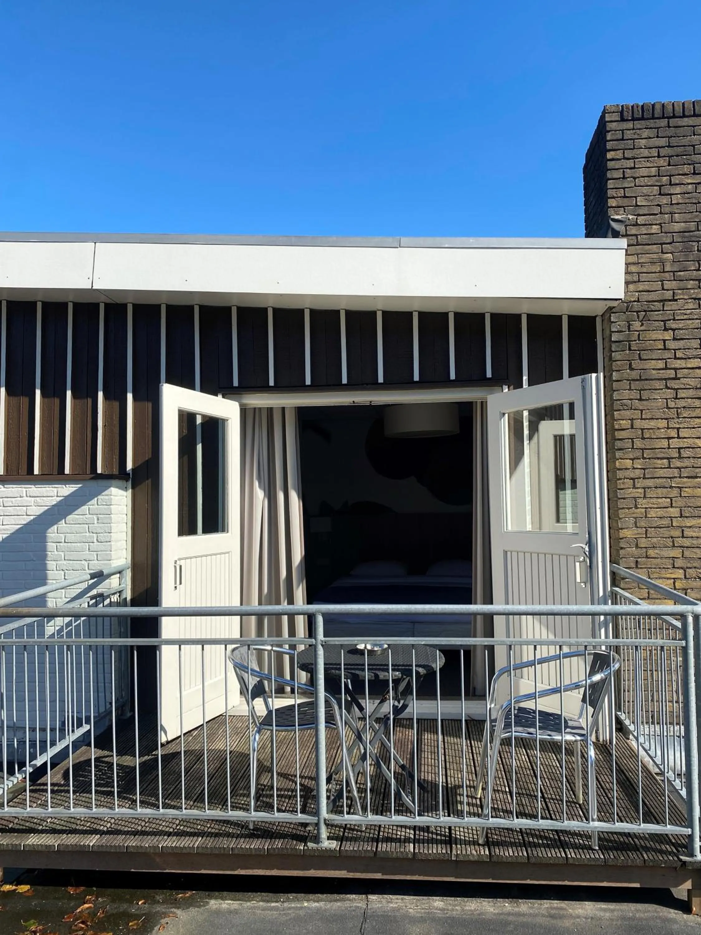 Balcony/Terrace in Hotel and Restaurant van Saaze