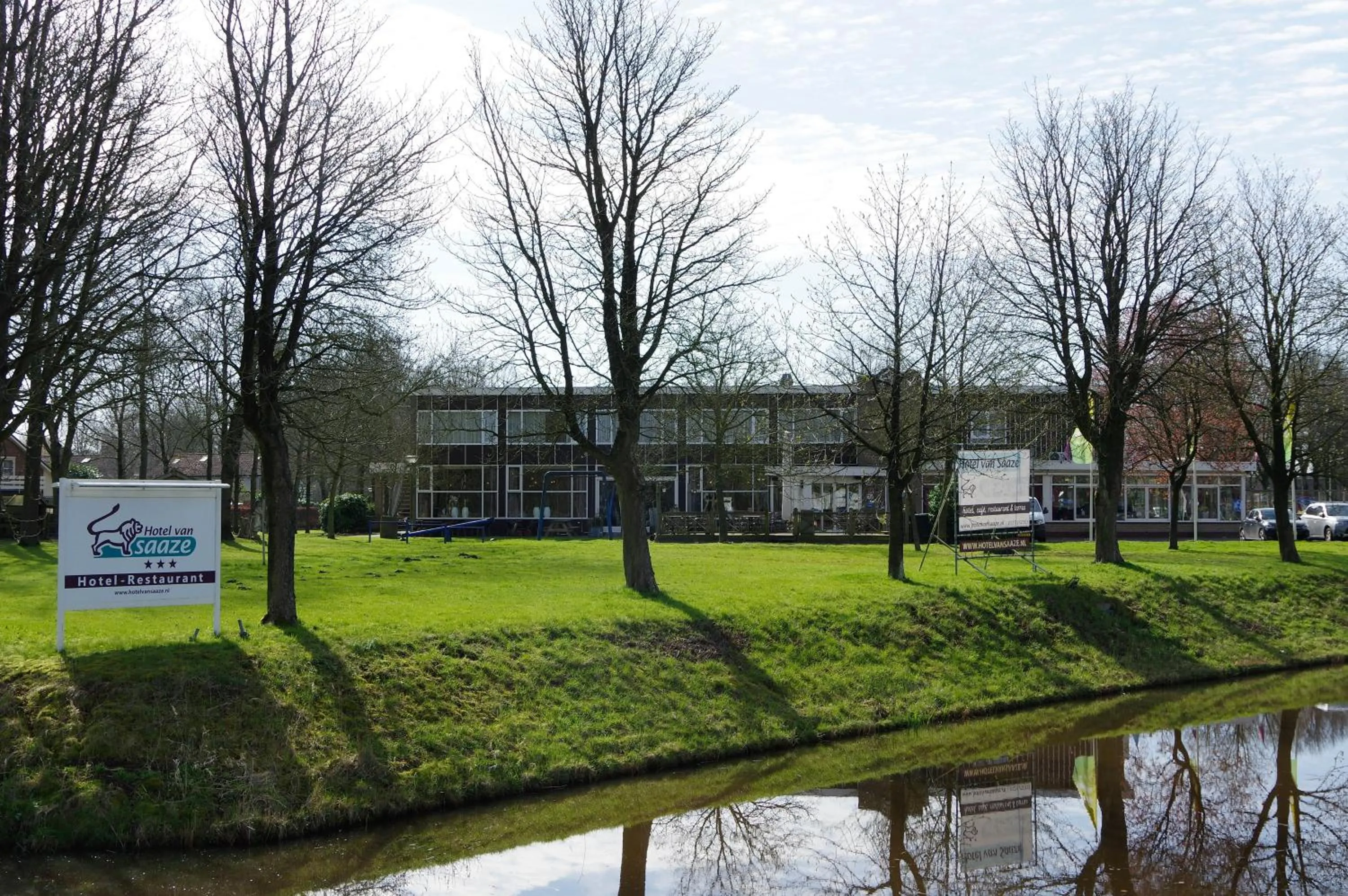 Property building in Hotel and Restaurant van Saaze