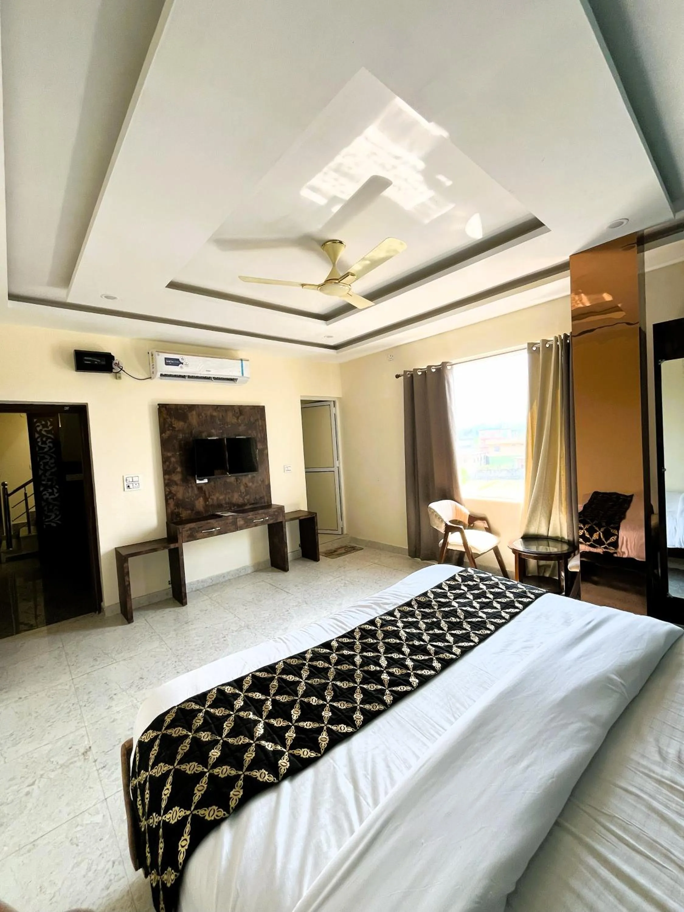 Bed in Hotel Grand Parador